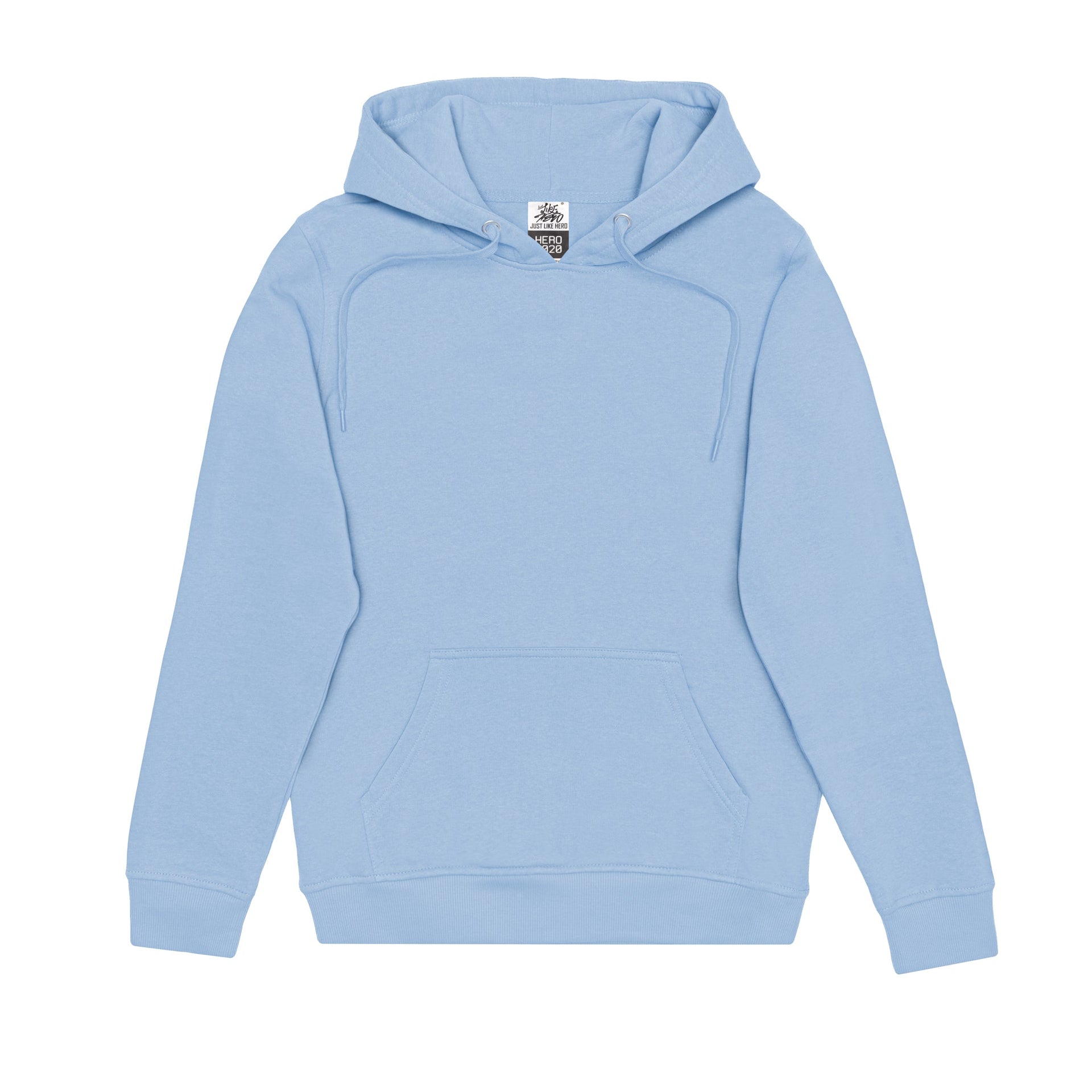 HERO-2020 Unisex Blank Hoodie - Sky Blue 2020 2021 S/S 3XL 4XL 5XL Adult Blue HERO New Tops Unisex