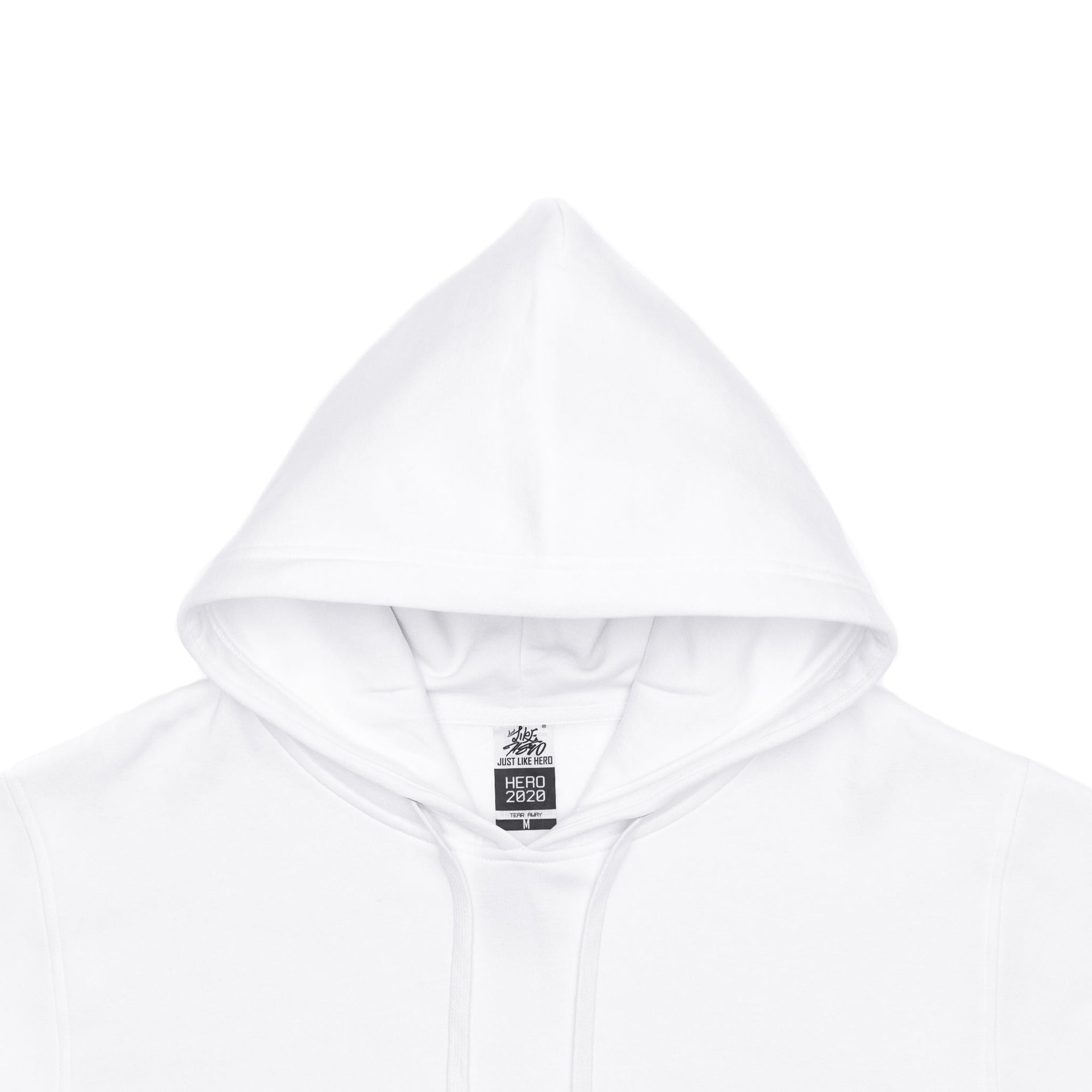 HERO-2020 Unisex Blank Hoodie - White 2020 Adult HERO Tops Unisex White