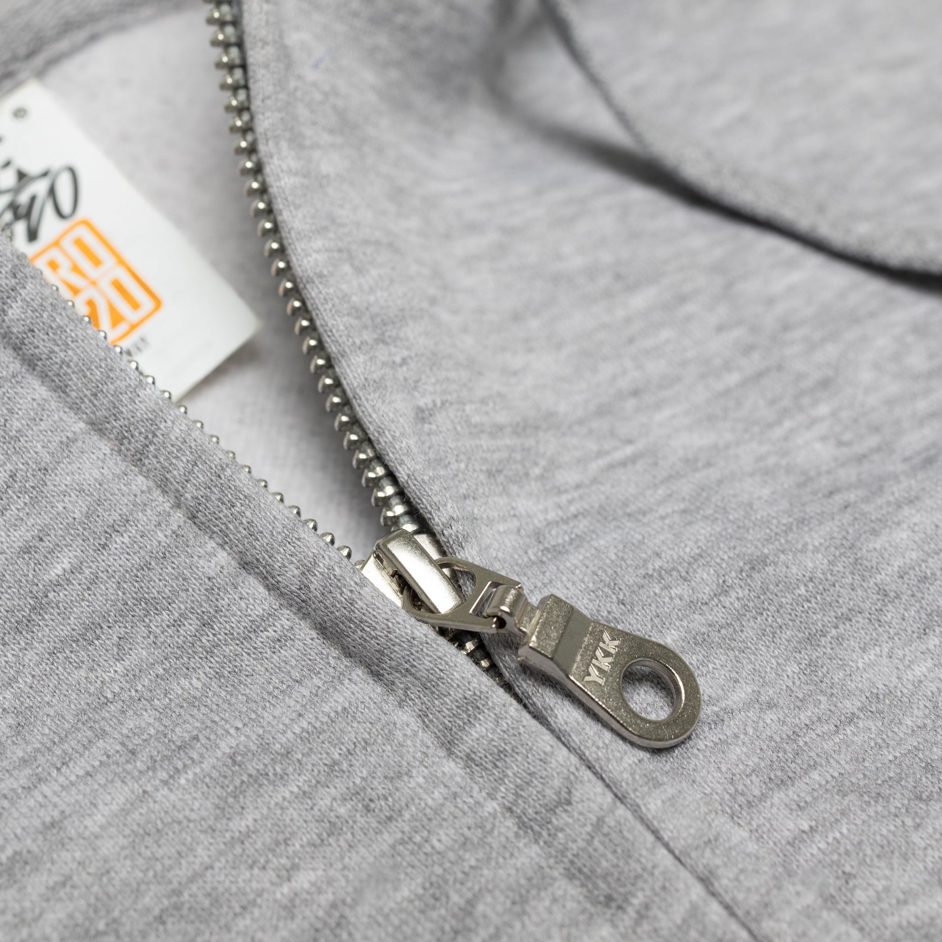 HERO-3020 Unisex Full Zip Hoodie - Sport Grey 3020 Adult Full-Zip Grey HERO Tops Unisex