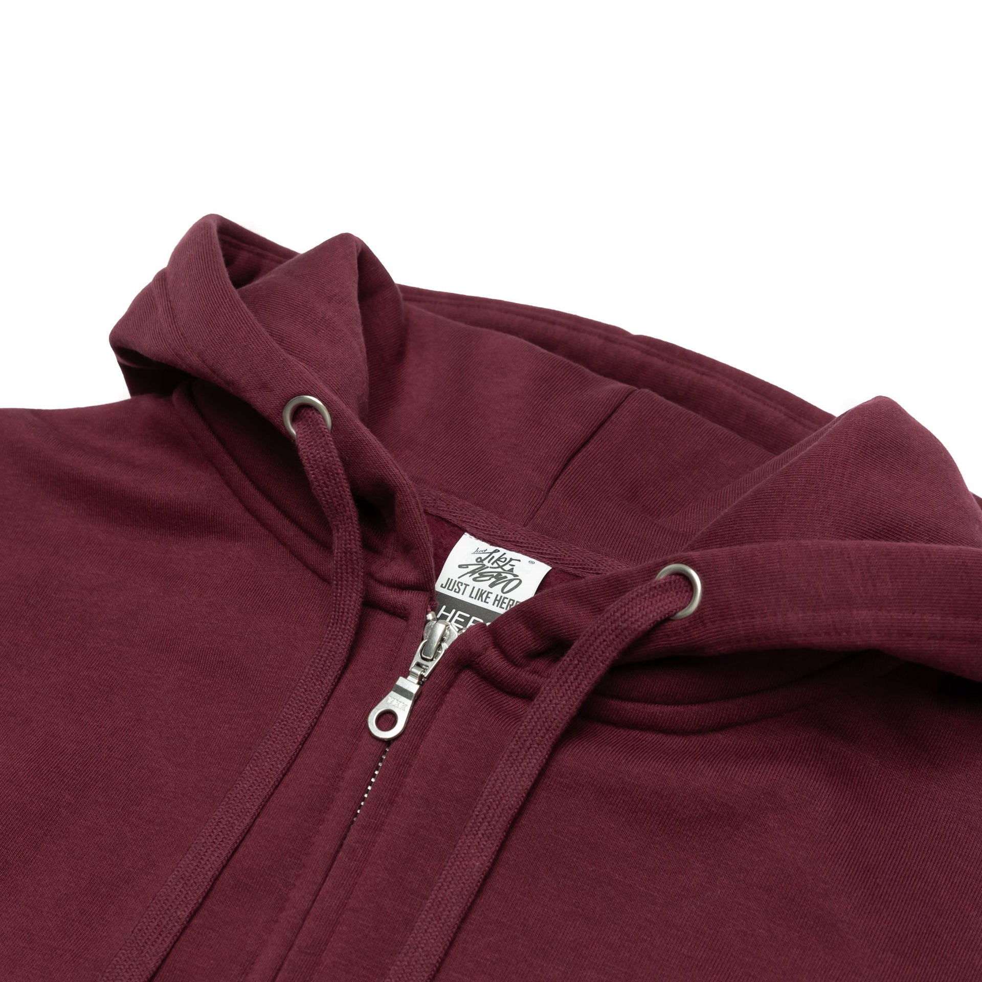HERO-3020 Unisex Full Zip Hoodie - Maroon 3020 Adult Full-Zip Grey HERO Tops Unisex