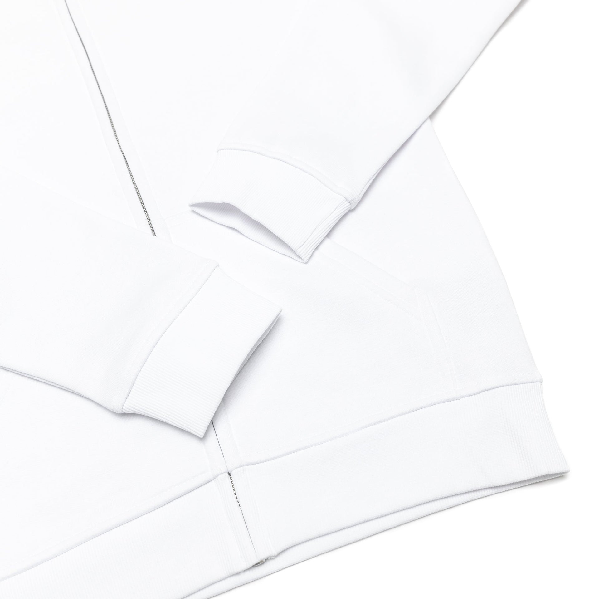 HERO-3020 Unisex Full Zip Hoodie - White 3020 Adult Full-Zip HERO Tops Unisex White