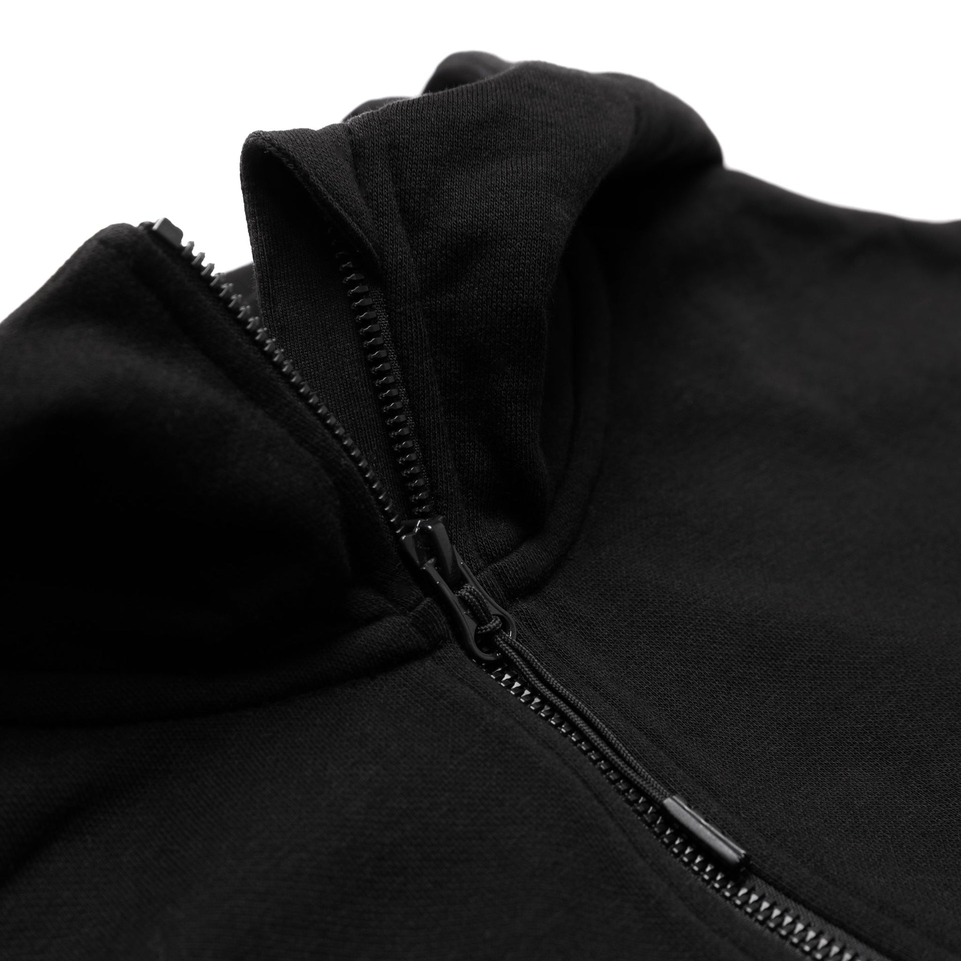 HERO-4220 Unisex Drop Shoulder Scuba 1/2 Zip Hoodie - Black 4220 Adult Black HERO Tops Unisex