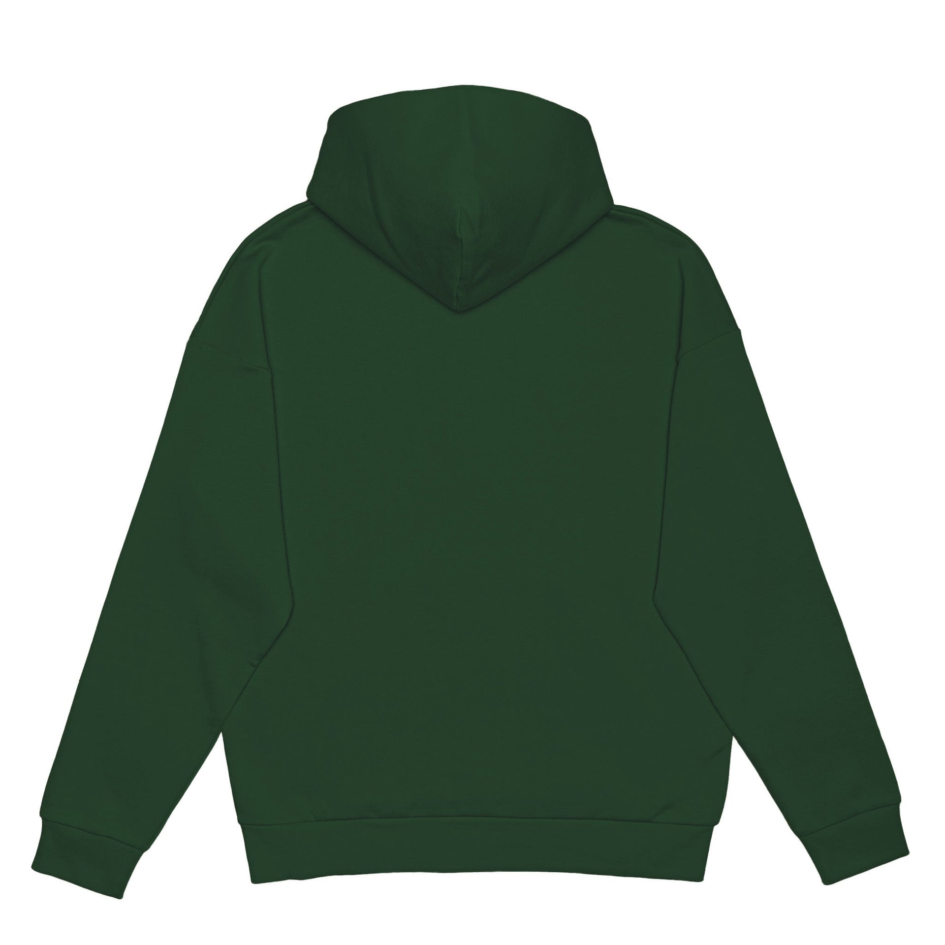 HERO-4220 Unisex Drop Shoulder Scuba 1/2 Zip Hoodie - Forest Green 4220 Adult Black HERO Tops Unisex