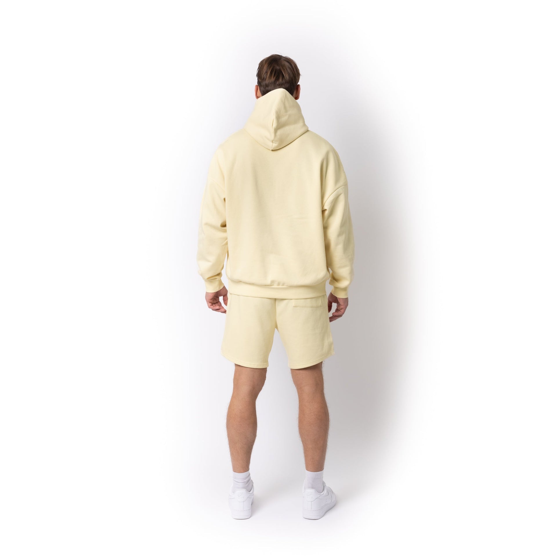 HERO-4220 Unisex Drop Shoulder Scuba 1/2 Zip Hoodie - Ivory 4220 Adult Black HERO Tops Unisex