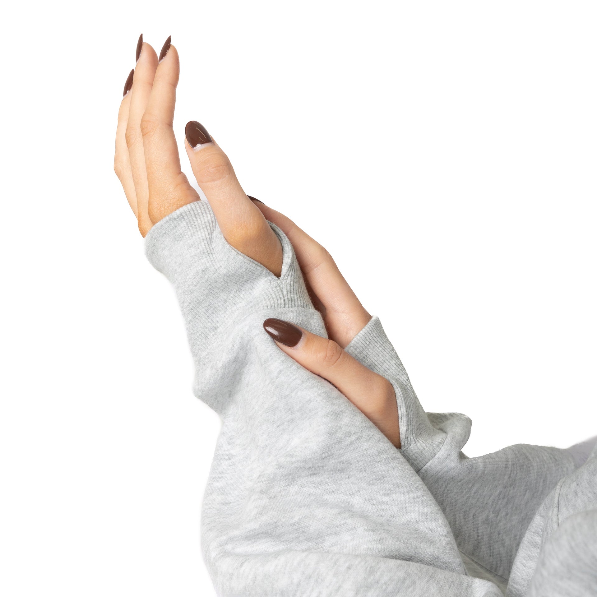 HERO-4220C Cropped Drop Shoulder Scuba 1/2 Zip Hoodie - Ash Heather 4220C Adult Black HERO Tops Unisex