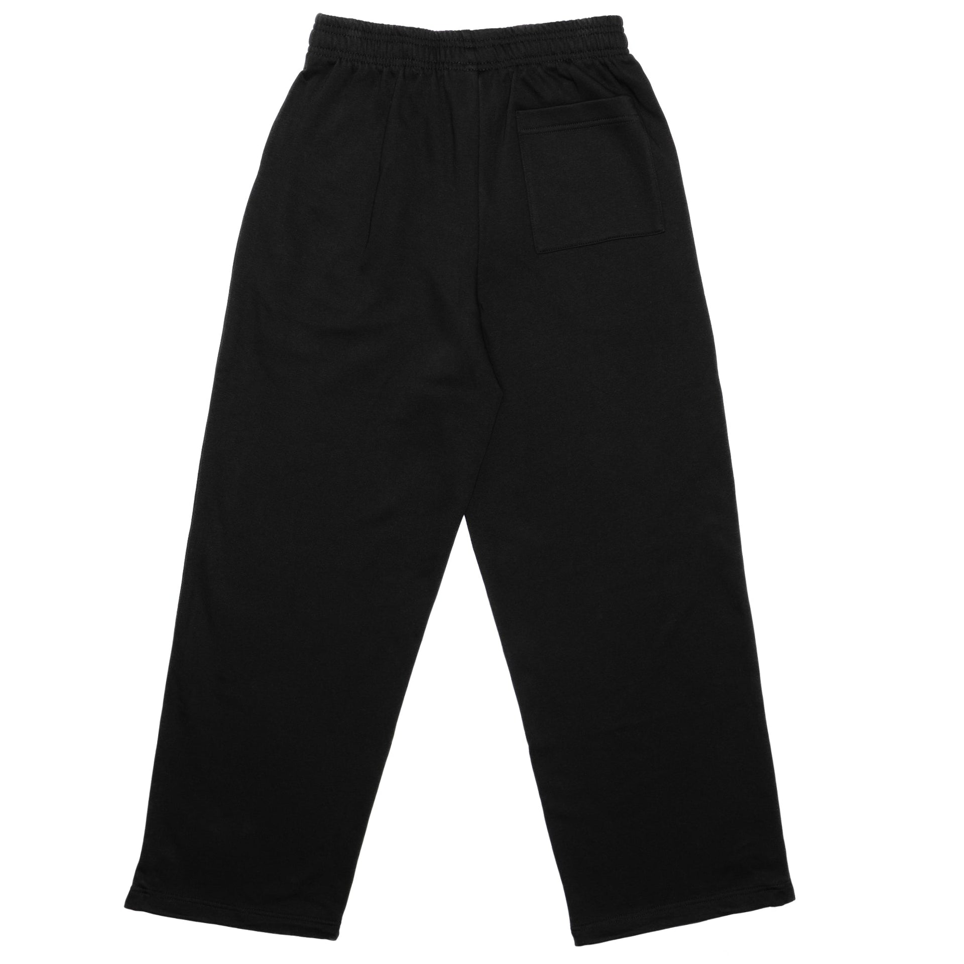 HERO-5220 Unisex Wide Leg Sweatpants - Black 5220 Adult Black Bottoms HERO