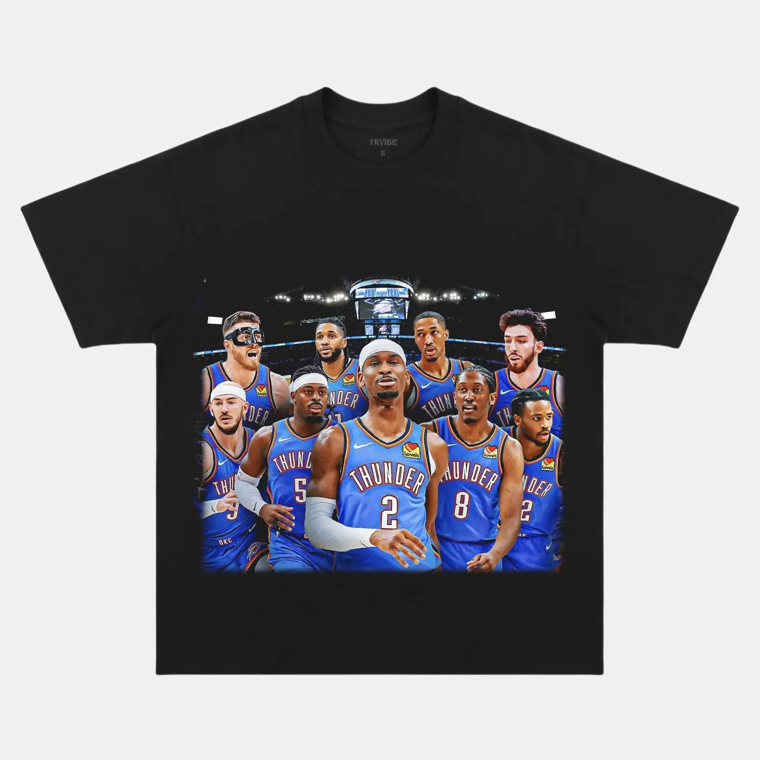 OKCTHUNDER VINTAGE CLOTHES 06.17 BLACK TEE BASKETBALL NBA SPORT