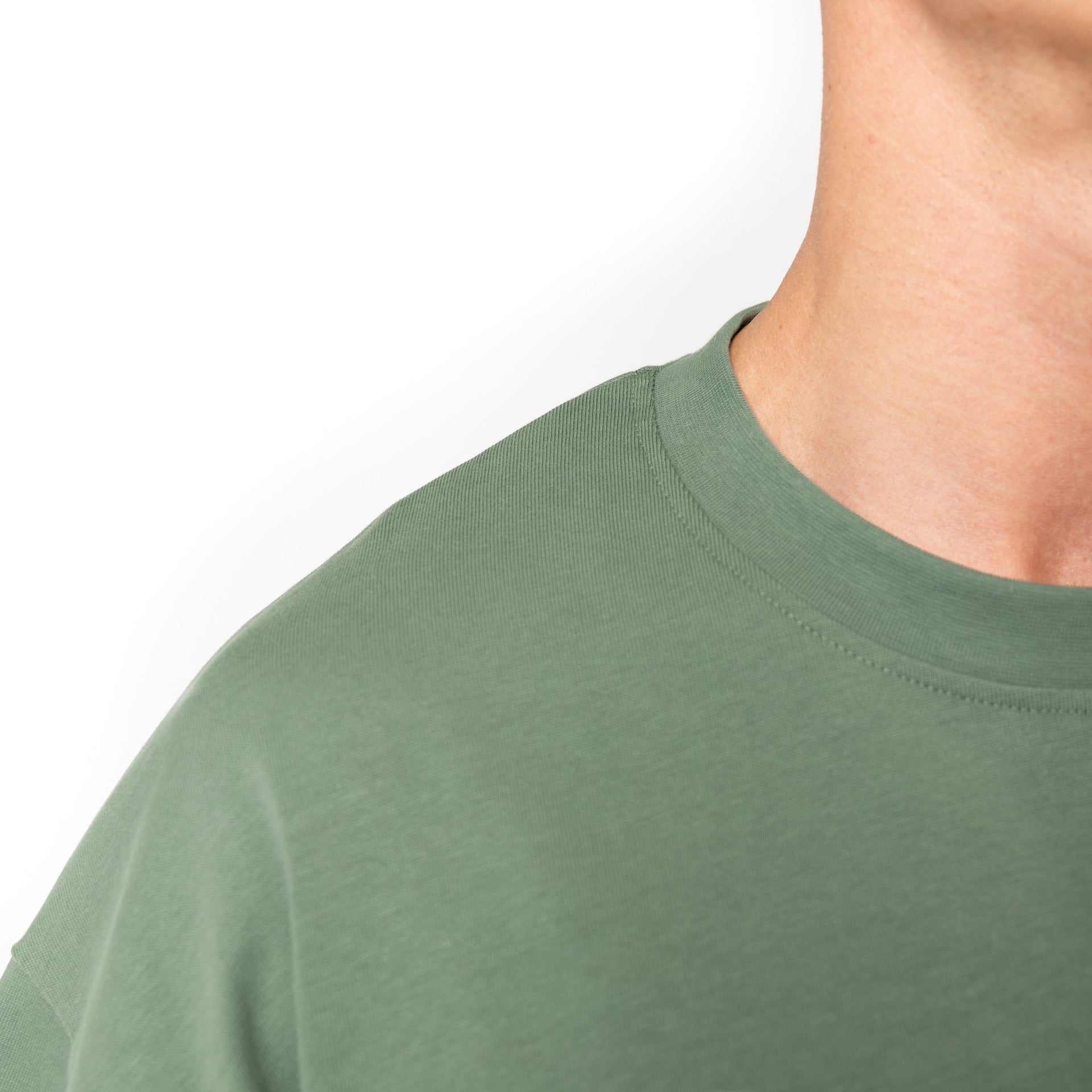 HERO-300 Unisex Super Heavy Oversized Tee - Dusty Green 300 Adult Black HERO Tops Unisex