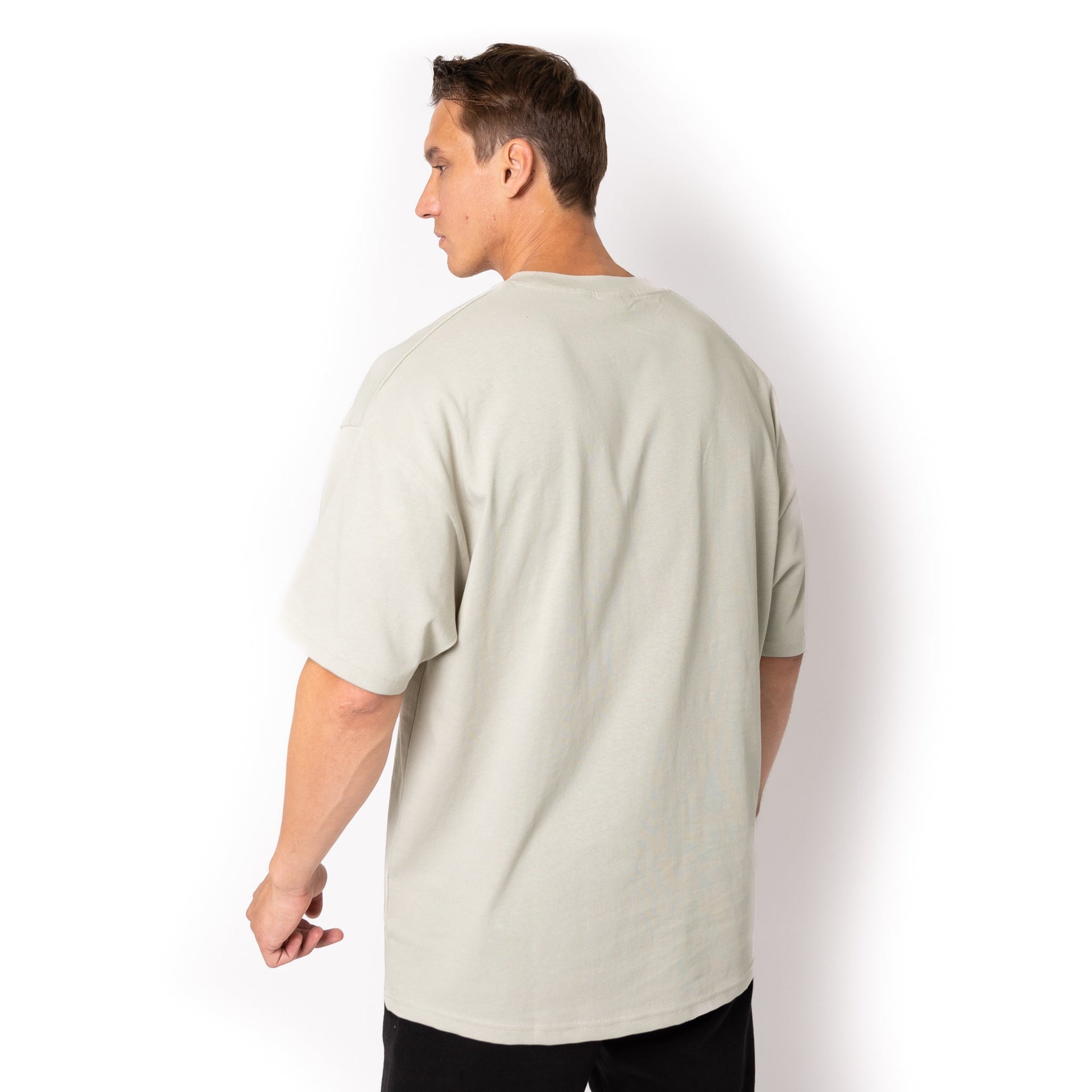 HERO-300 Unisex Super Heavy Oversized Tee - Icy Rock 300 Adult Black HERO Tops Unisex