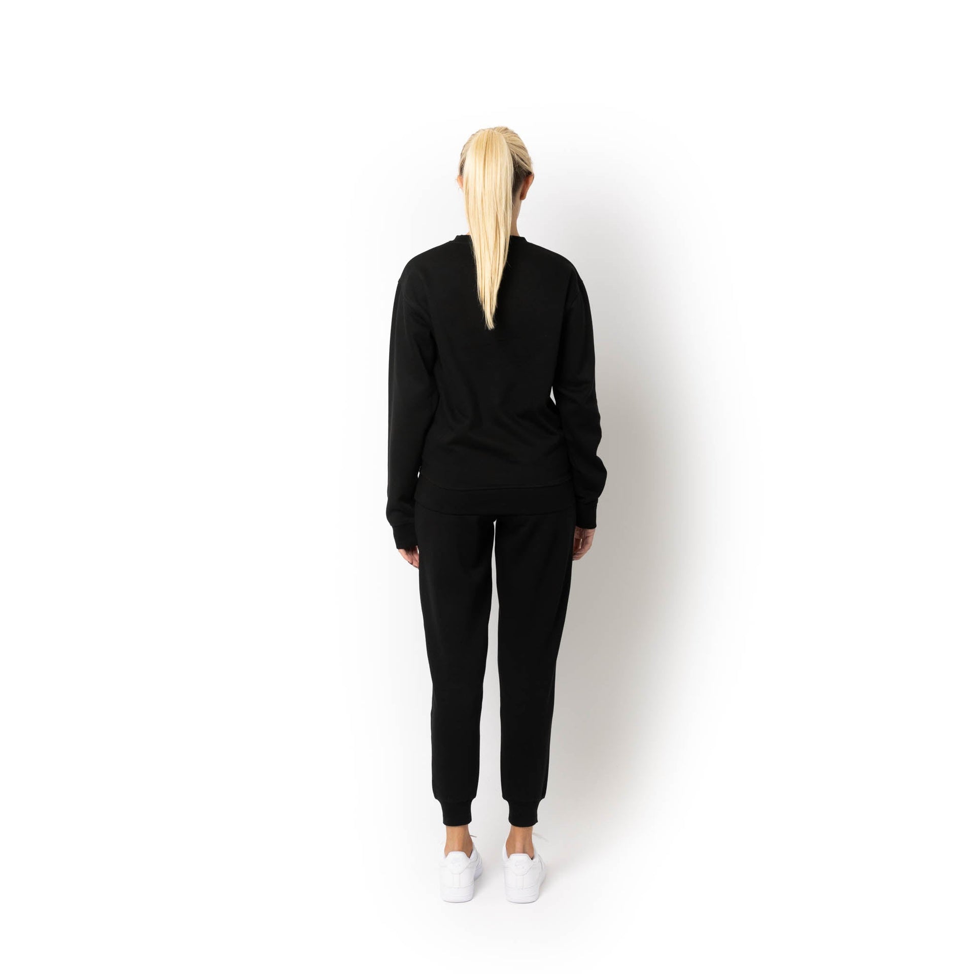 HERO-1020 Unisex Blank Crewneck Sweatshirt - Black 1020 Adult Black Crewneck HERO Tops Unisex