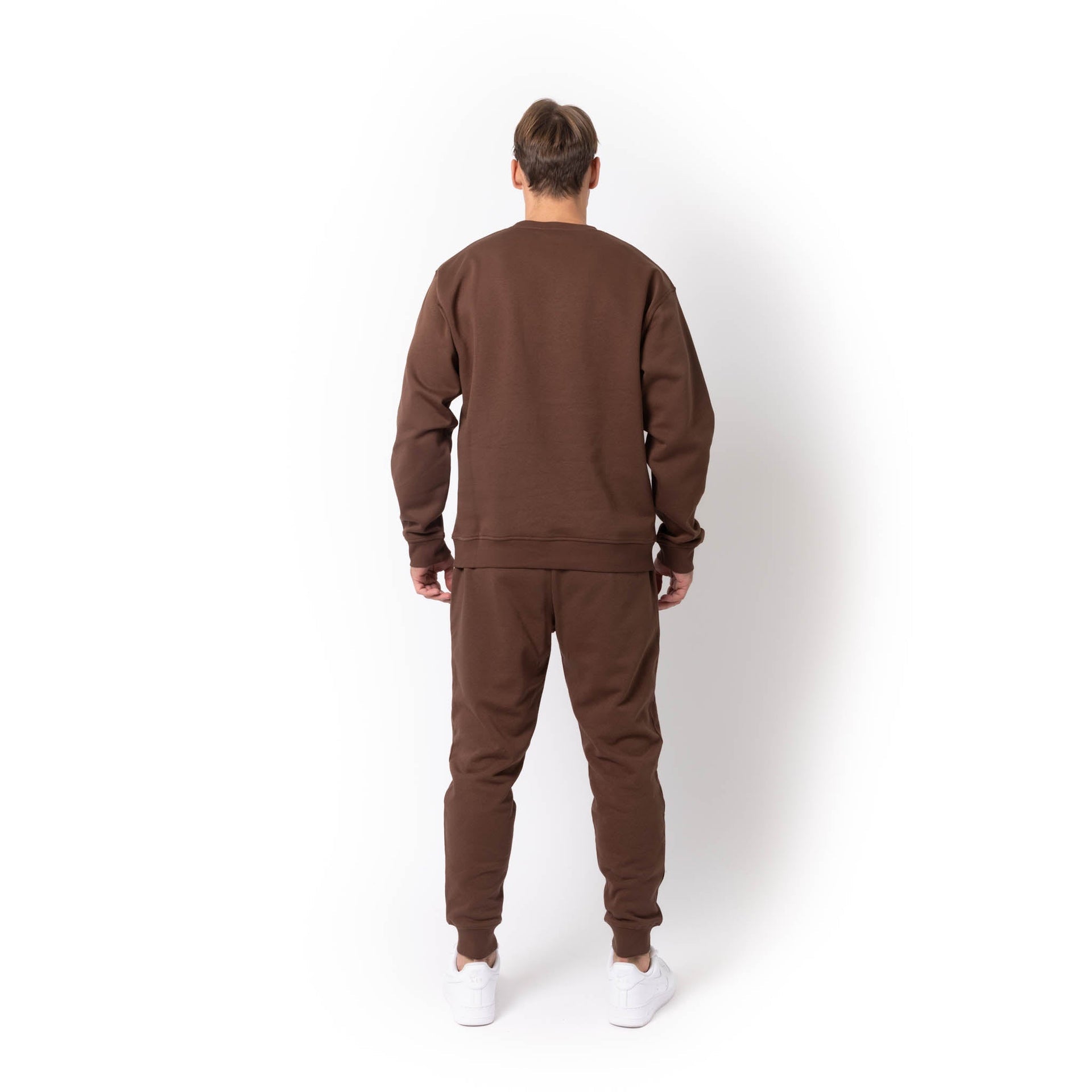 HERO-1020 Unisex Blank Crewneck Sweatshirt - Cocoa 1020 2021 F/W Adult Crewneck HERO New Tops Unisex