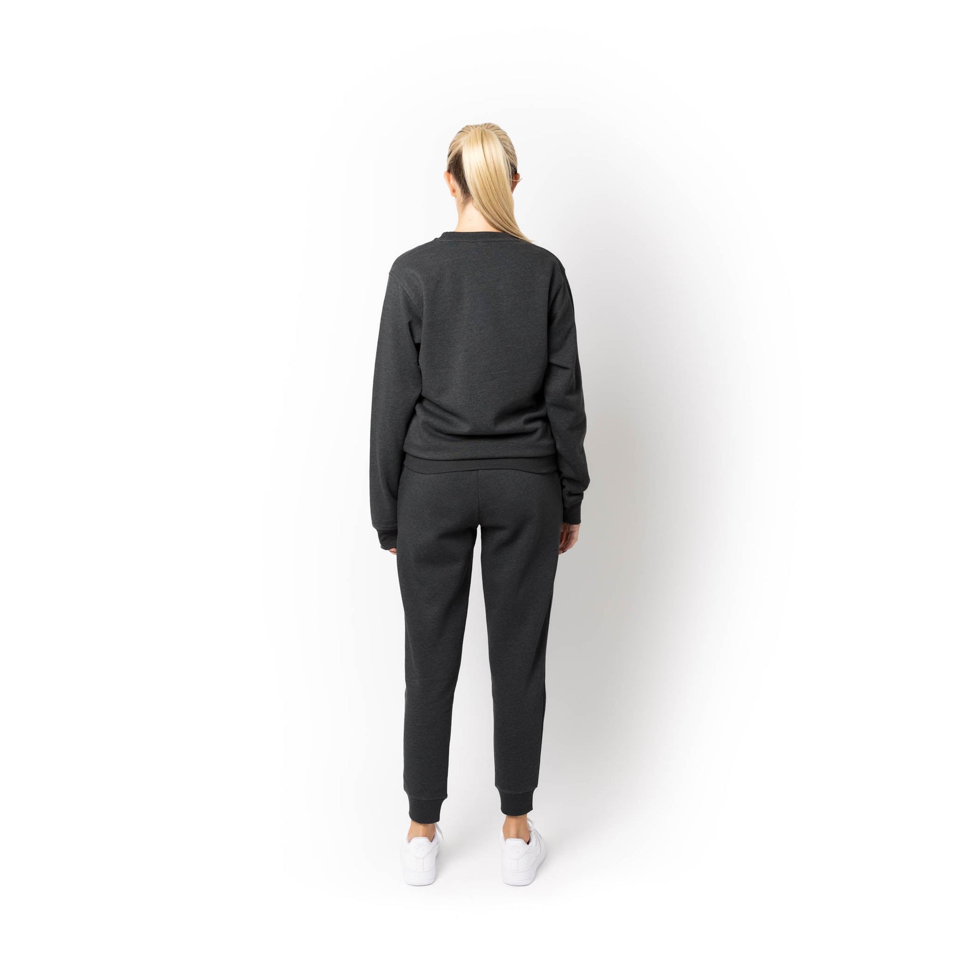 HERO-1020 Unisex Blank Crewneck Sweatshirt - Dark Heather 1020 2023 Spring Sales Adult Black Crewneck HERO Tops Unisex