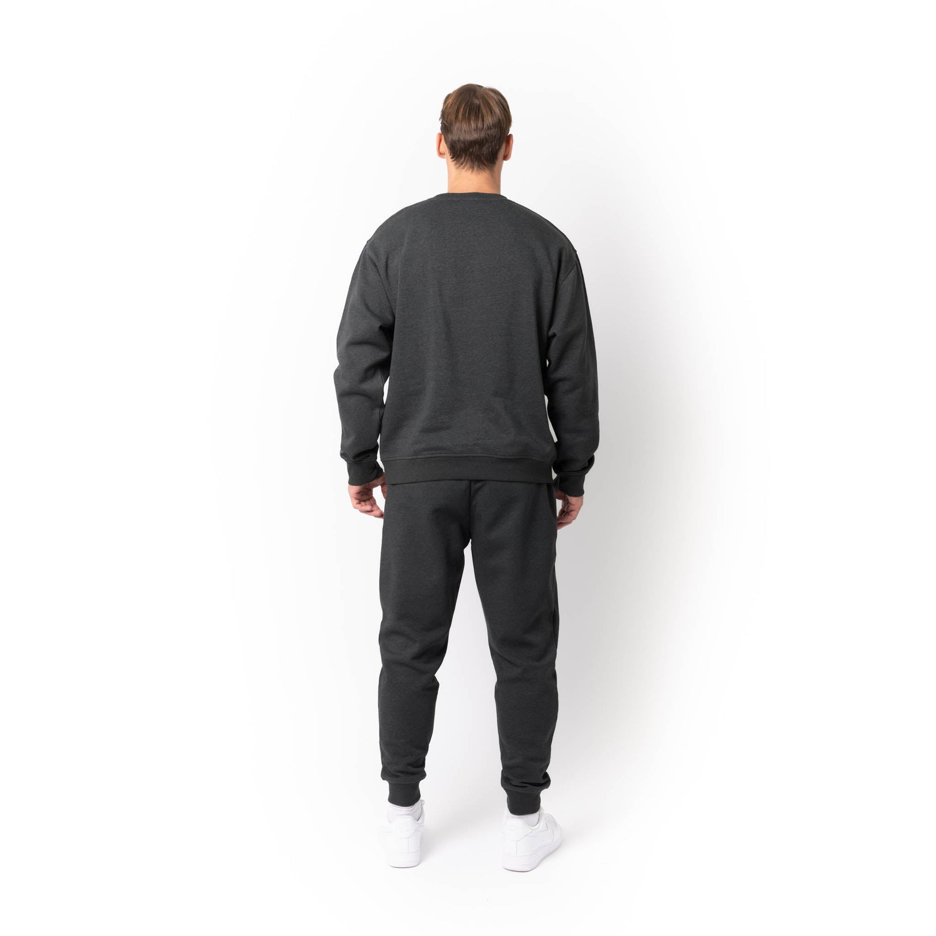 HERO-1020 Unisex Blank Crewneck Sweatshirt - Dark Heather 1020 2023 Spring Sales Adult Black Crewneck HERO Tops Unisex