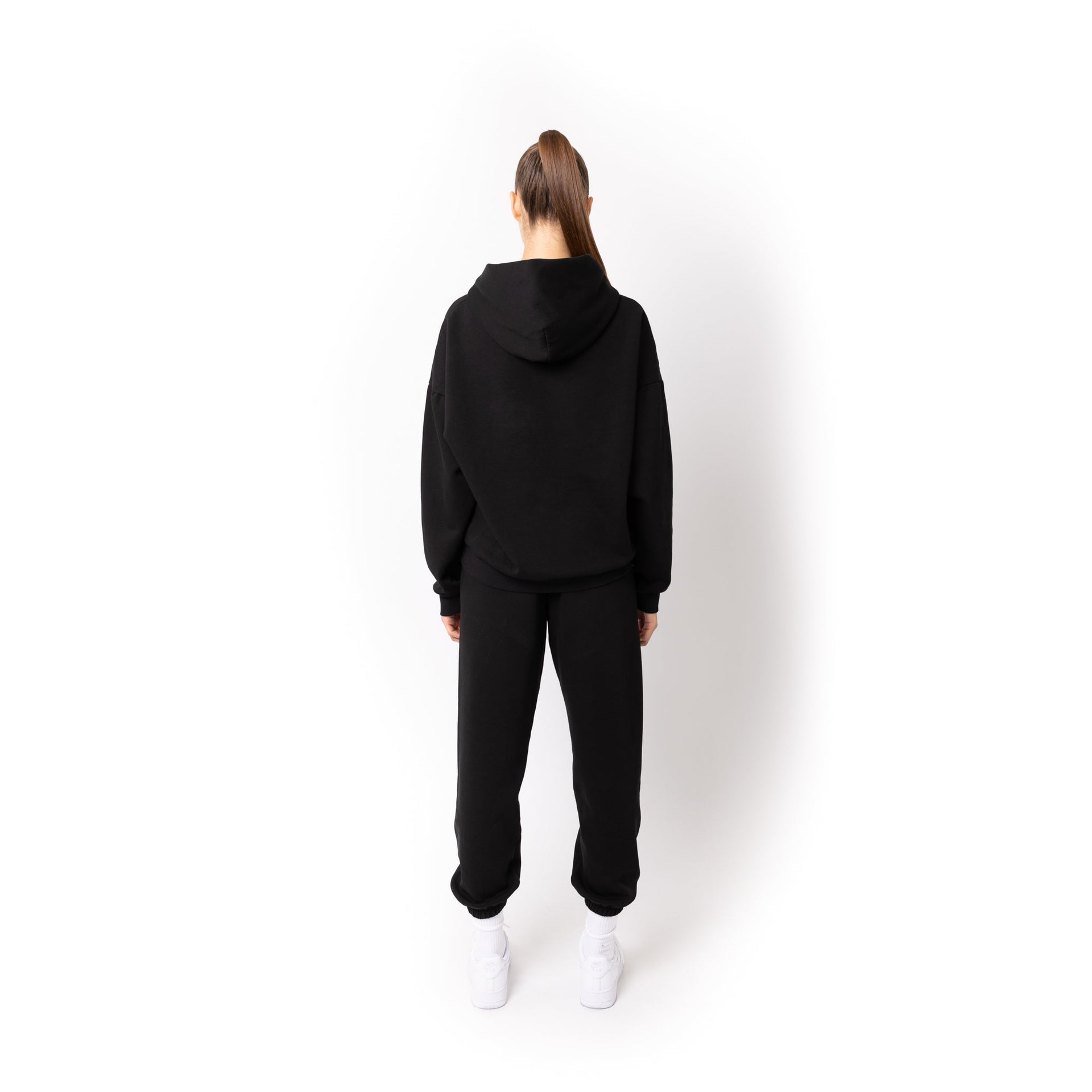 HERO-2120 Unisex Drop Shoulder Pullover Hoodie - Black 2120 Adult Black HERO Tops Unisex