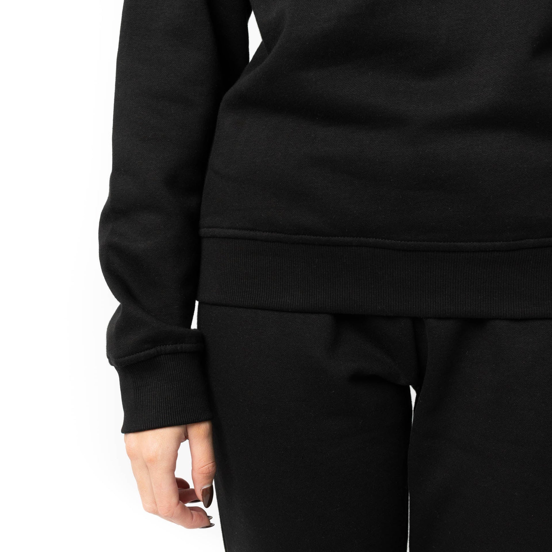 HERO-4020 Unisex Quarter Zip Sweatshirt - Black 4020 Adult Black HERO Quarter Zip Tops Unisex