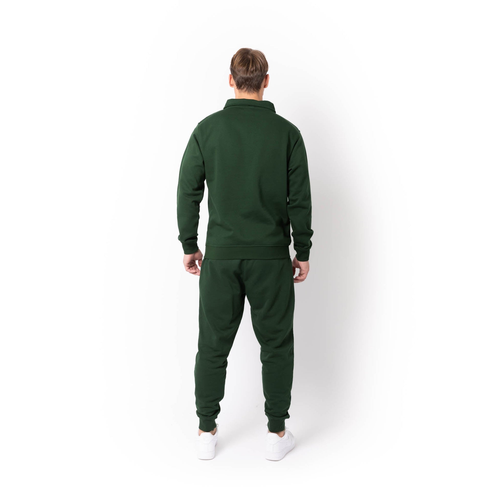 HERO-4020 Unisex Quarter Zip Sweatshirt - Forest Green 4020 Adult Forest Green HERO Quarter Zip Tops Unisex