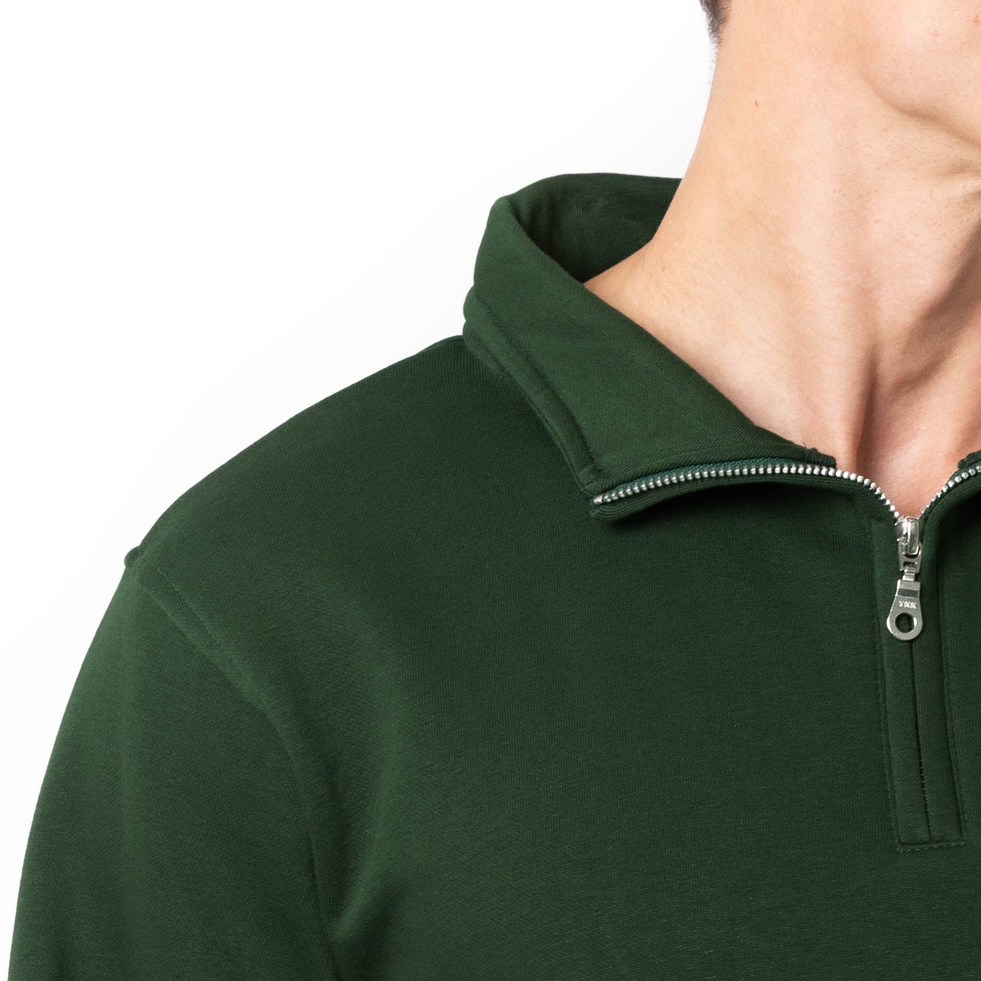 HERO-4020 Unisex Quarter Zip Sweatshirt - Forest Green 4020 Adult Forest Green HERO Quarter Zip Tops Unisex