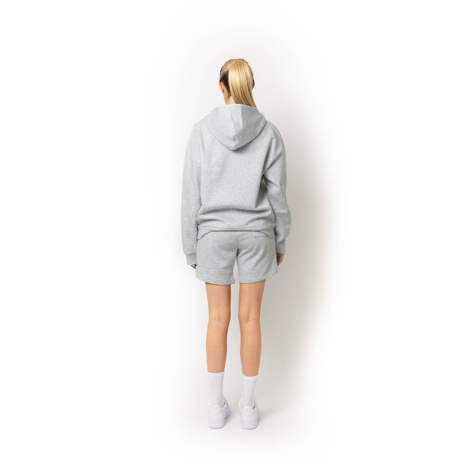 HERO-4220 Unisex Drop Shoulder Scuba 1/2 Zip Hoodie - Ash Heather 4220 Adult HERO Unisex