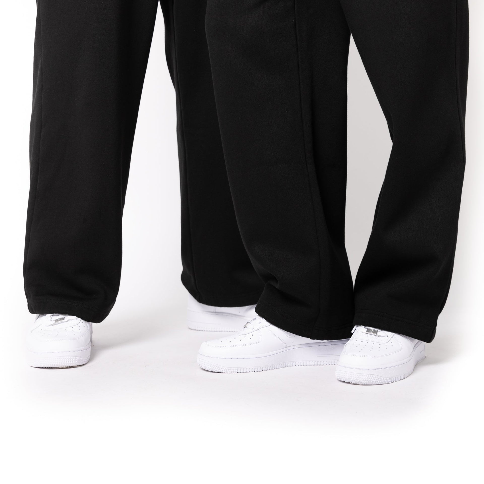 HERO-5220 Unisex Wide Leg Sweatpants - Black 5220 Adult Black Bottoms HERO