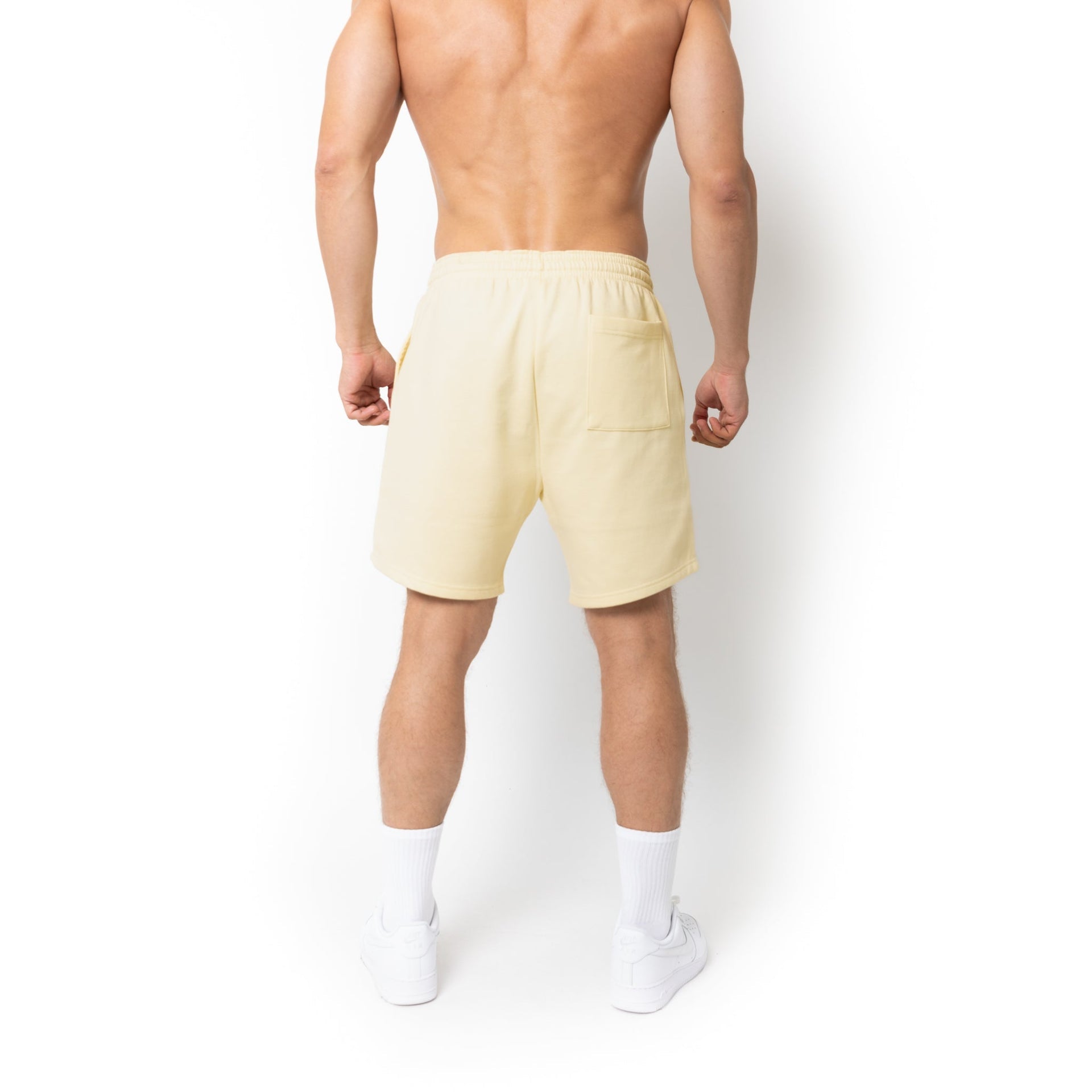 HERO-6020 7" Sweatshorts - Ivory 6020 Adult Bottoms HERO