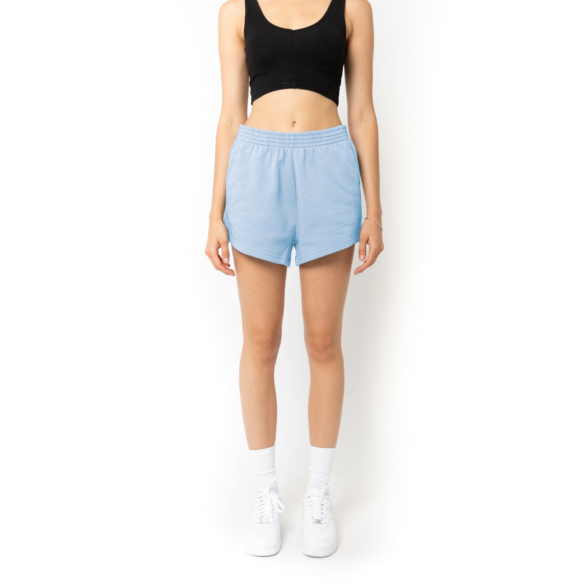 HERO-7020 3" Sweatshorts - Sky Blue 7020 Adult Bottoms HERO Unisex