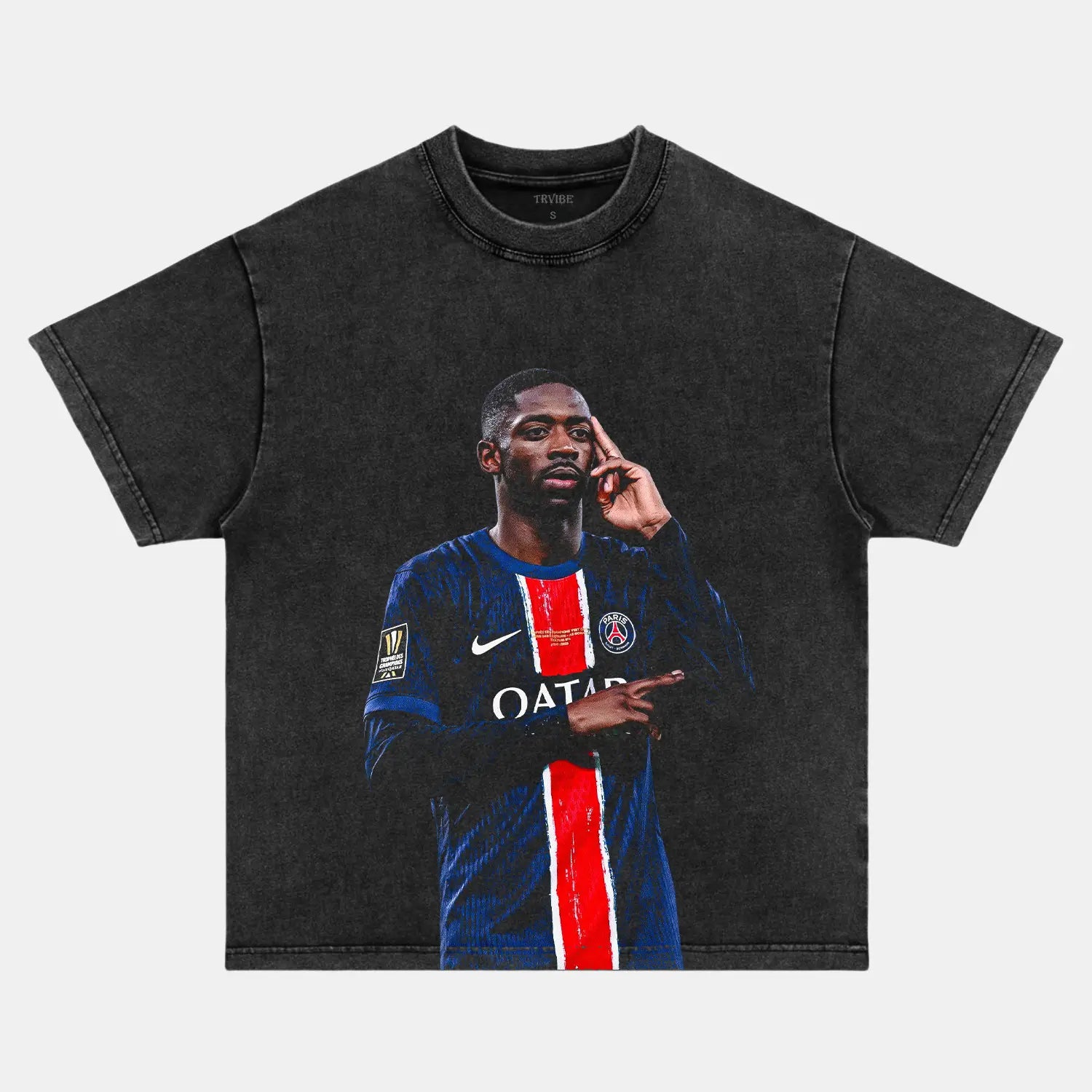 OUSMANE DEMBÉLÉ VINTAGE CLOTHES PEPPER TEE SOCCER SPORT