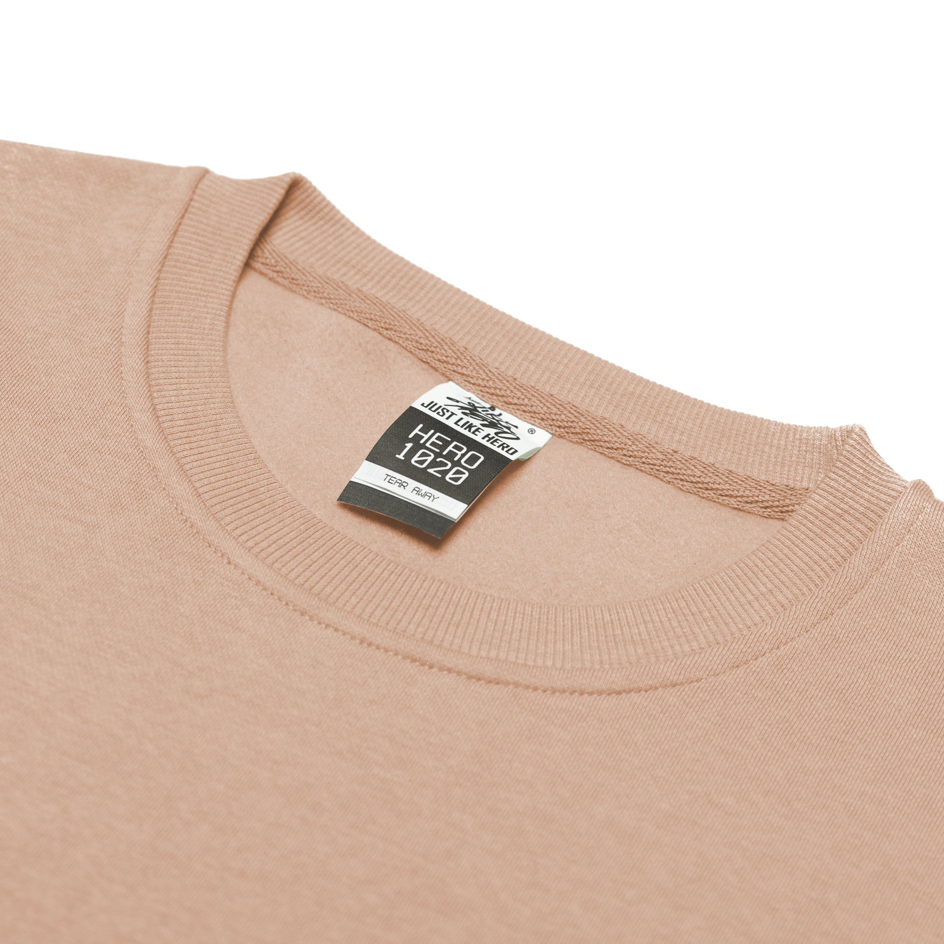 HERO-1020 Unisex Blank Crewneck Sweatshirt - Dusty Rose 1020 2022 S/S Adult Crewneck HERO New Red Tops Unisex