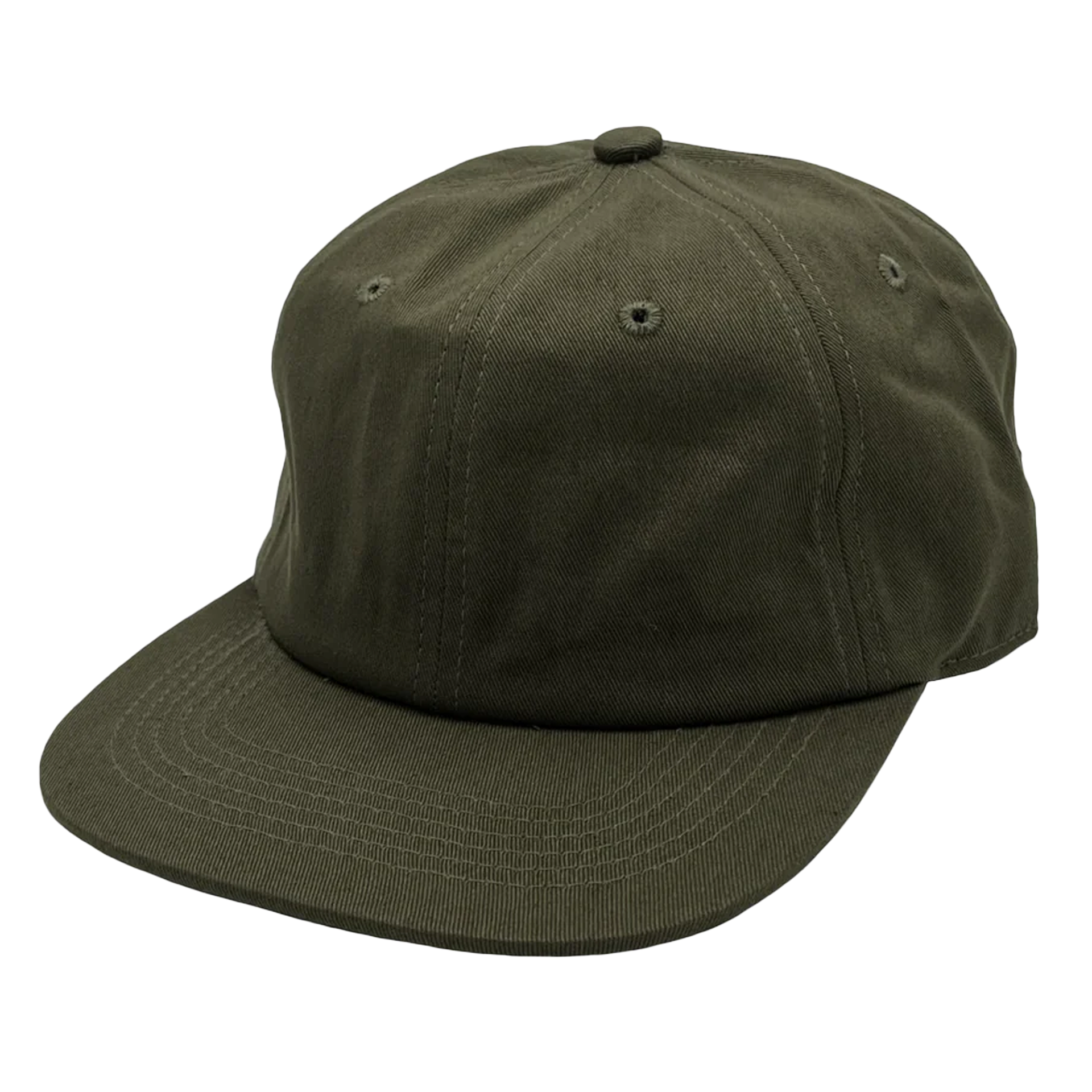 GNV-1004SB - 6 Panels Low Profile Flat Bill Olive One Size 6 PANELS 6 PANELS - UNSTRUCTURED ADJUSTABLE BUCKLE BUCKLE STRAP COTTON FLAT FLAT BILL low profile nissi caps UNISEX UNSTRUCTURED