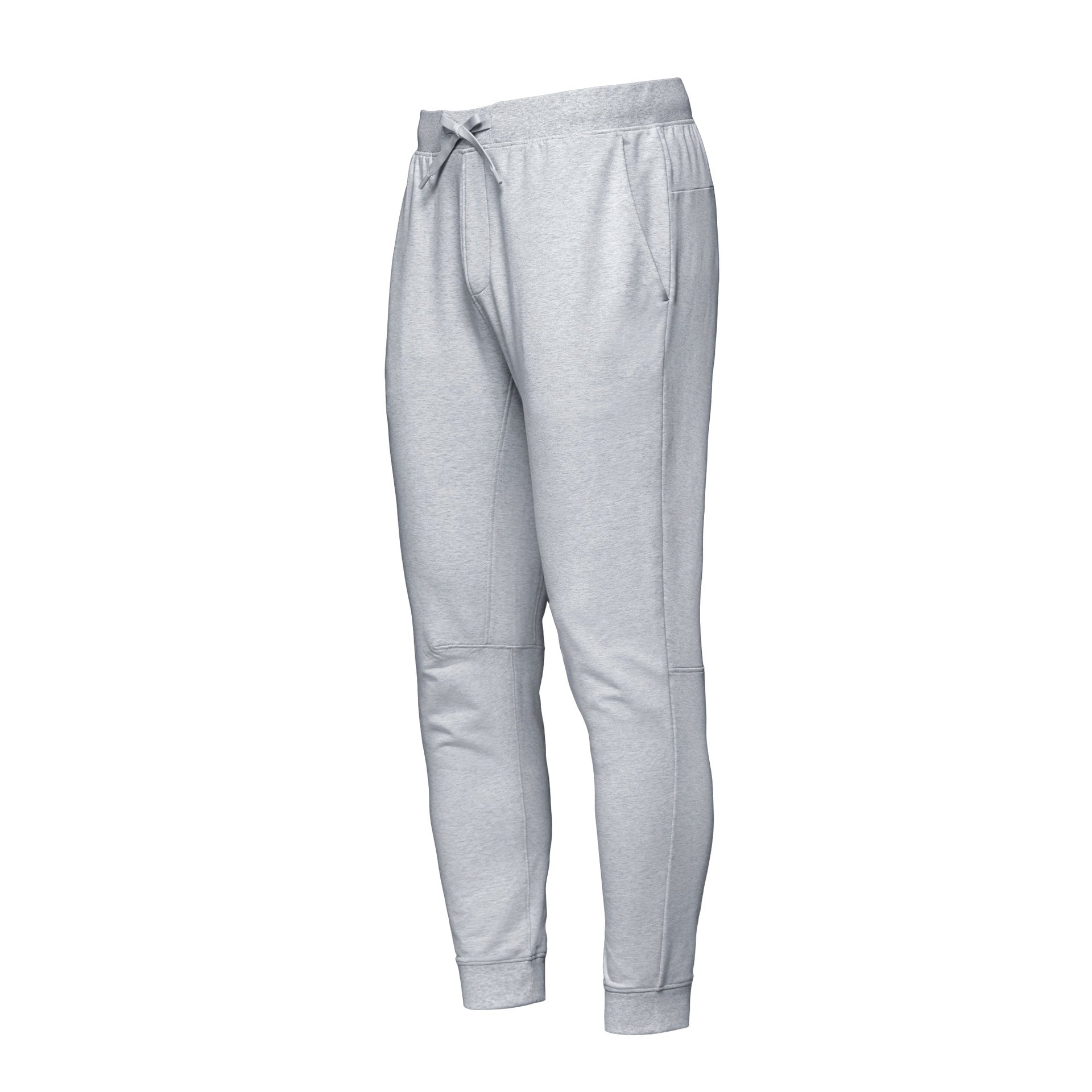 P00865 - Globetrotter - Adult French Terry Performance Jogger Athletic Grey Heather 0865 865 __label:IN-STOCK p865