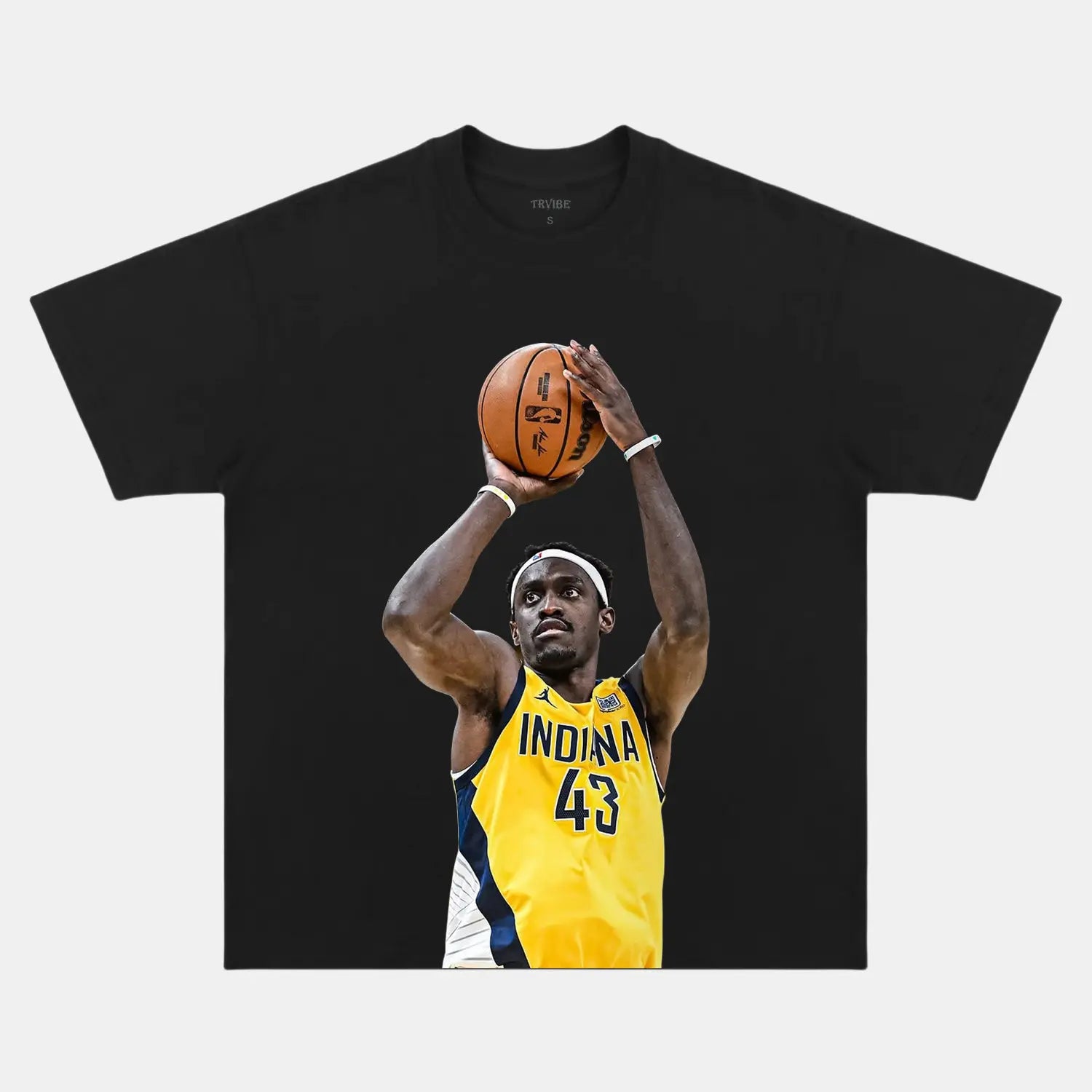 PASCAL SIAKAM VINTAGE CLOTHES V3 BLACK TEE BASKETBALL NBA SPORT