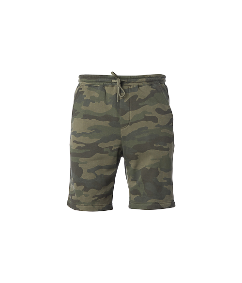 PRM11SRT - Toddler Lightweight Special Blend Sweatshort Forest Camo Heather BOTTOMS COTTON / POLYESTER INDEPENDENT KIDS Lightweight PREMIUM SPECIAL BLEND tearaway TODDLER YOUTH