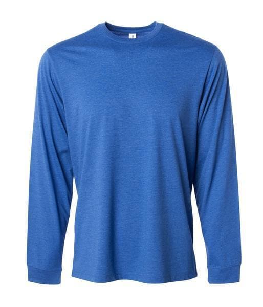 PRM12LSB - Long Sleeve Special Blend T-Shirt CLOSE OUT PRM CLOSEOUT COTTON / POLYESTER INDEPENDENT LONG SLEEVE TEES LONG SLEEVES MEN mens ON SALE REGULAR tearaway