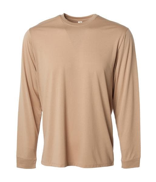 PRM12LSB - Long Sleeve Special Blend T-Shirt CLOSE OUT PRM CLOSEOUT COTTON / POLYESTER INDEPENDENT LONG SLEEVE TEES LONG SLEEVES MEN mens ON SALE REGULAR tearaway