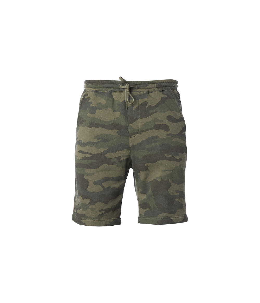 PRM16SRT - Youth Lightweight Special Blend Sweatshort Forest Camo Heather BOTTOMS INDEPENDENT Lightweight PREMIUM SPECIAL BLEND tearaway YOUTH
