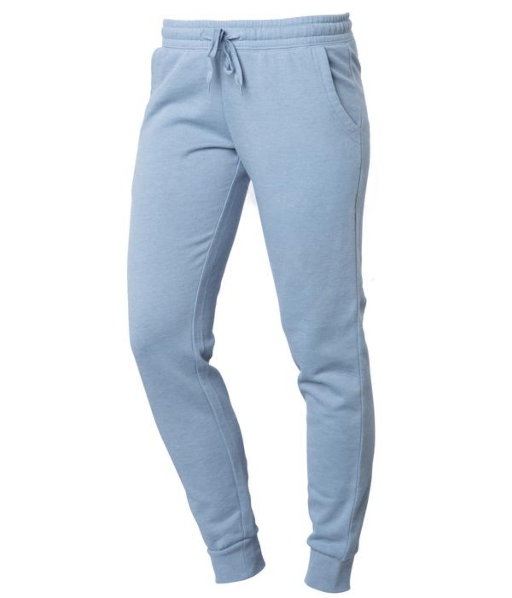 PRM20PNT - Women's California Wave Wash Sweatpant Misty Blue BOTTOMS CALI WAVE WASH Casual Wear COTTON / POLYESTER INDEPENDENT jogger pant PANTS PREMIUM PRM PRM20 PRM20PNT REGULAR Sweat WOMEN