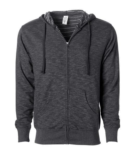 PRM22BZ - Men's Baja Stripe French Terry Zip Hood CLOSE OUT PRM CLOSEOUT COTTON / POLYESTER FITTED fleece FRENCH TERRY hoodie INDEPENDENT MEN mens ON SALE PRM PRM CLOSE OUT sweatshirt tearaway ZIPS