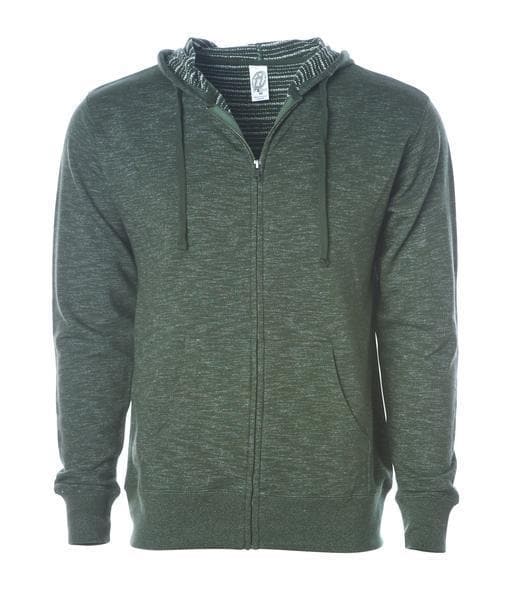 PRM22BZ - Men's Baja Stripe French Terry Zip Hood CLOSE OUT PRM CLOSEOUT COTTON / POLYESTER FITTED fleece FRENCH TERRY hoodie INDEPENDENT MEN mens ON SALE PRM PRM CLOSE OUT sweatshirt tearaway ZIPS