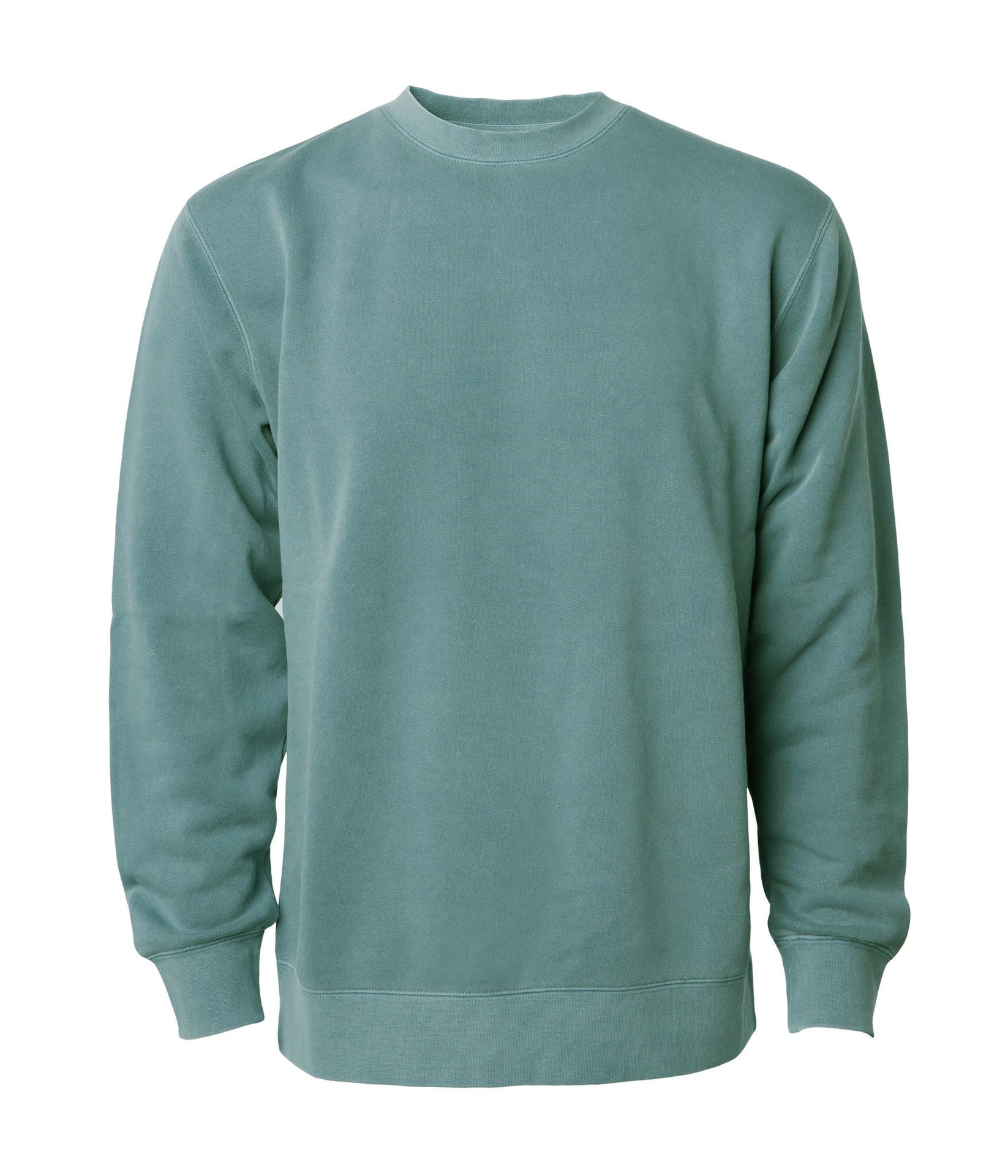 PRM3500 - Unisex Midweight Pigment Dyed Crew Neck Pigment Alpine Green COTTON / POLYESTER INDEPENDENT MIDWEIGHT Pigment Dye PIGMENT DYES REGULAR shsdparentproduct unisex