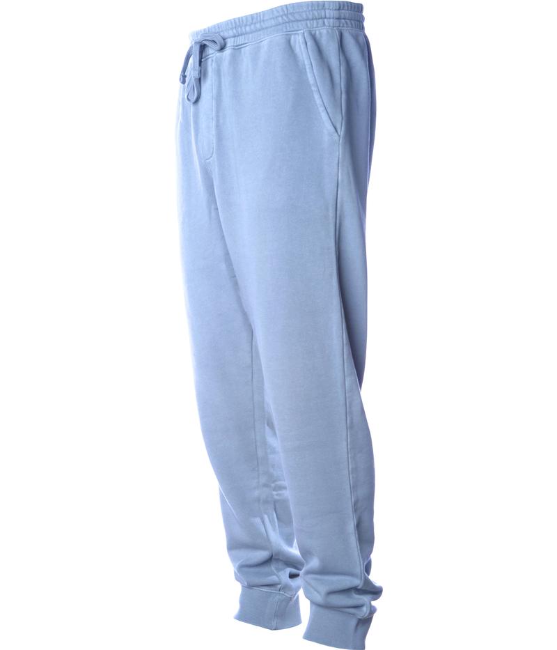 PRM50PTPD - Men's Pigment Dyed Fleece Pant Pigment Light Blue BOTTOMS Casual Wear COTTON / POLYESTER DYE INDEPENDENT jogger MEN mens pant PANTS PIGMENT Pigment Dye PIGMENT DYES PREMIUM PRM PRM50 REGULAR Sweat