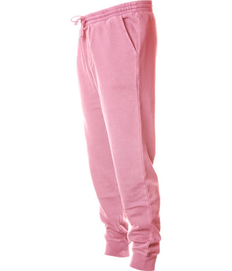 PRM50PTPD - Men's Pigment Dyed Fleece Pant Pigment Pink BOTTOMS Casual Wear COTTON / POLYESTER DYE INDEPENDENT jogger MEN mens pant PANTS PIGMENT Pigment Dye PIGMENT DYES PREMIUM PRM PRM50 REGULAR Sweat