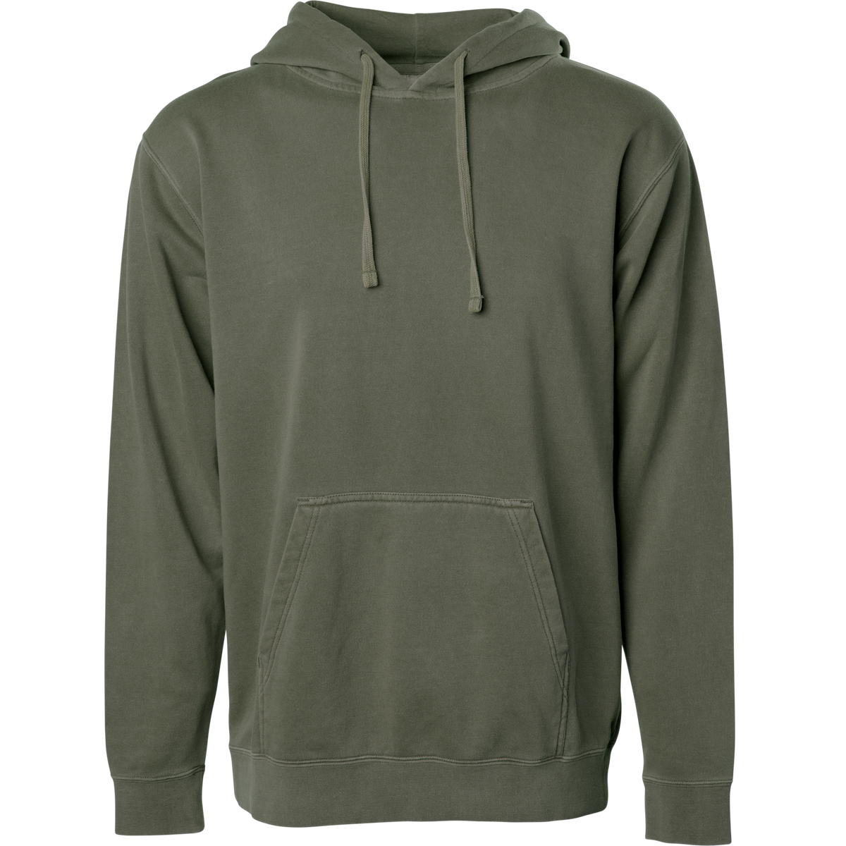 INDEPENDENT Unisex Midweight Pigment Dyed Hooded Pullover