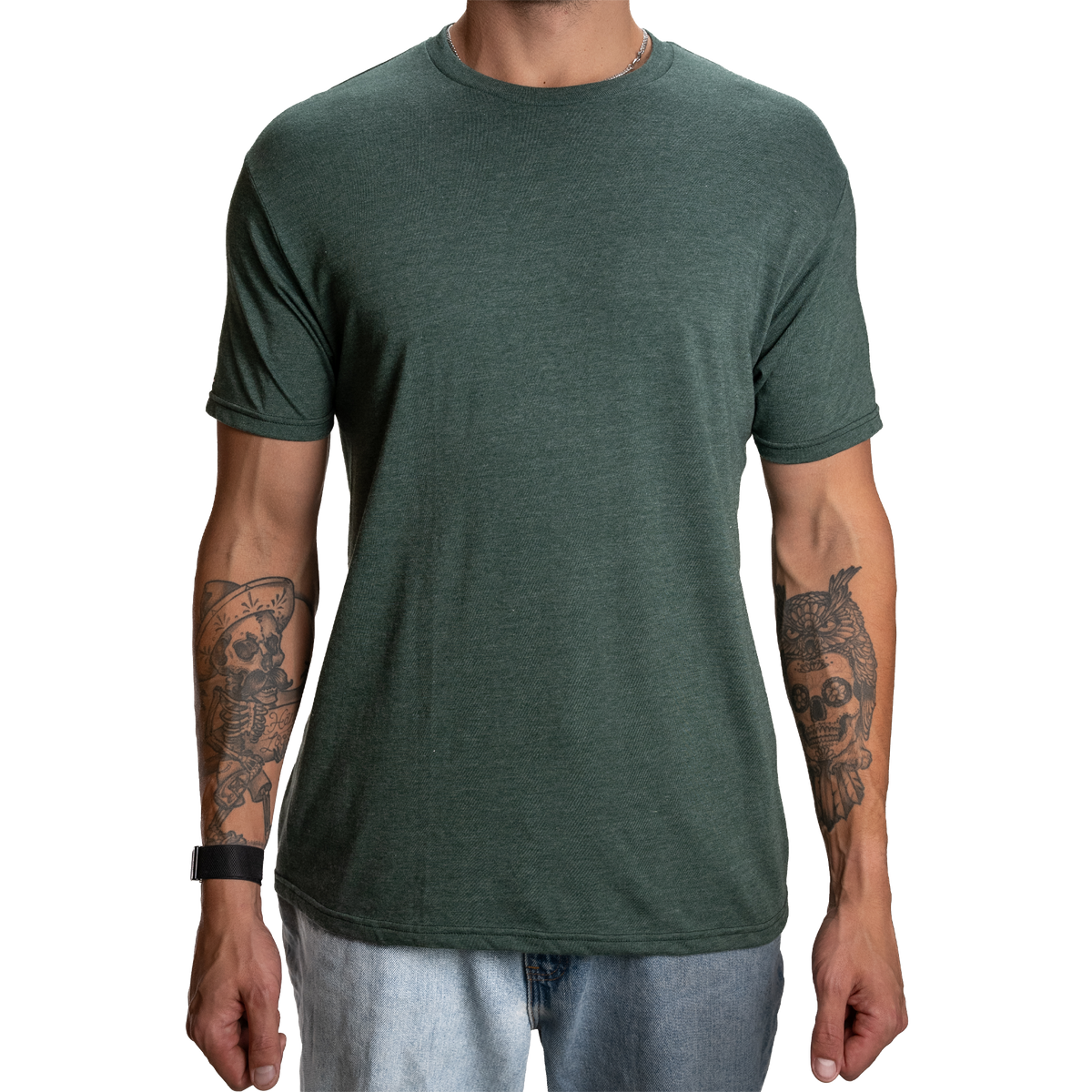 OPTIMA 47146, - Men's London Tee's, Pine Heather