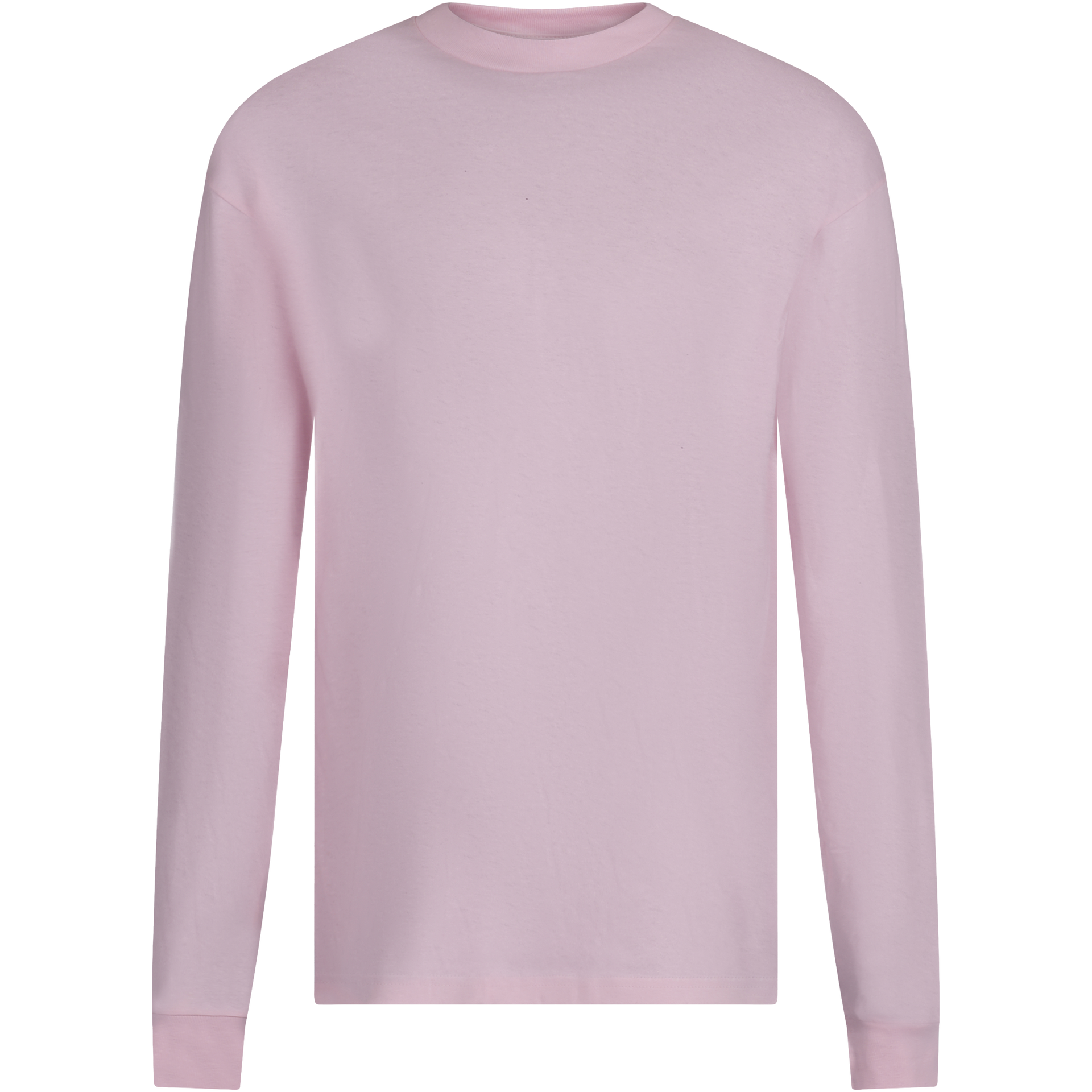 47367 - Logan Long Sleeve Pink COTTON LONG SLEEVE TEES MEN MEN TEE mens OPTIMA REGULAR tearaway tshirts UNFITTED