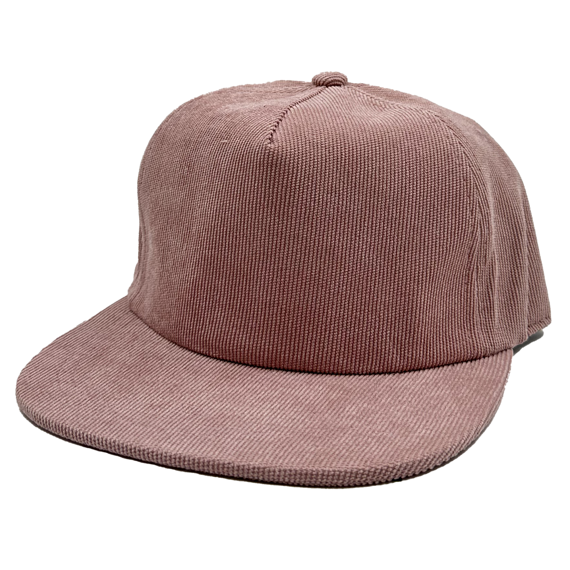 GNV-10195P - 5 panels Flat Bill Corduroy Cap Pink One Size 5 PANELS CORDUROY FLAT FLAT BILL GNV-10195P HIGH PROFILE nissi caps POLYESTER SNAPBACK STRUCTURED UNISEX