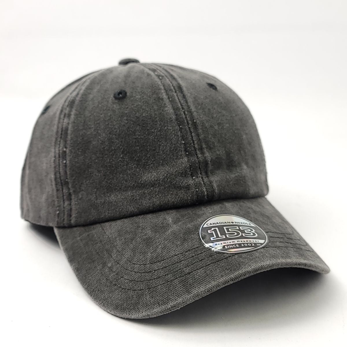 Plain Pigment Washed Cotton Dad Cap - Solid Colours, One Size Cap Dad Plain