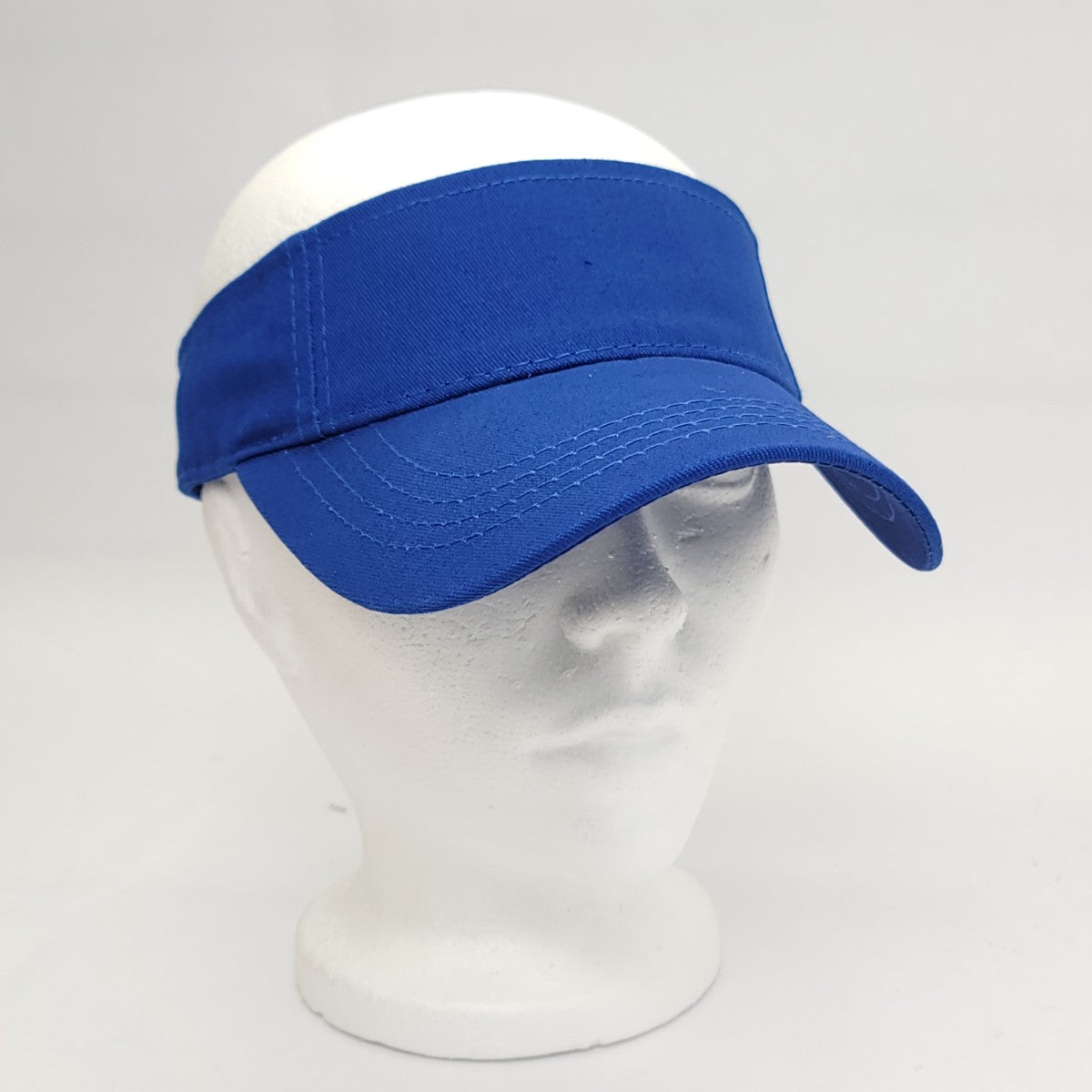 Plain Visor Cap - Various Colours, Adjustable OSFA Royal Plain Cap