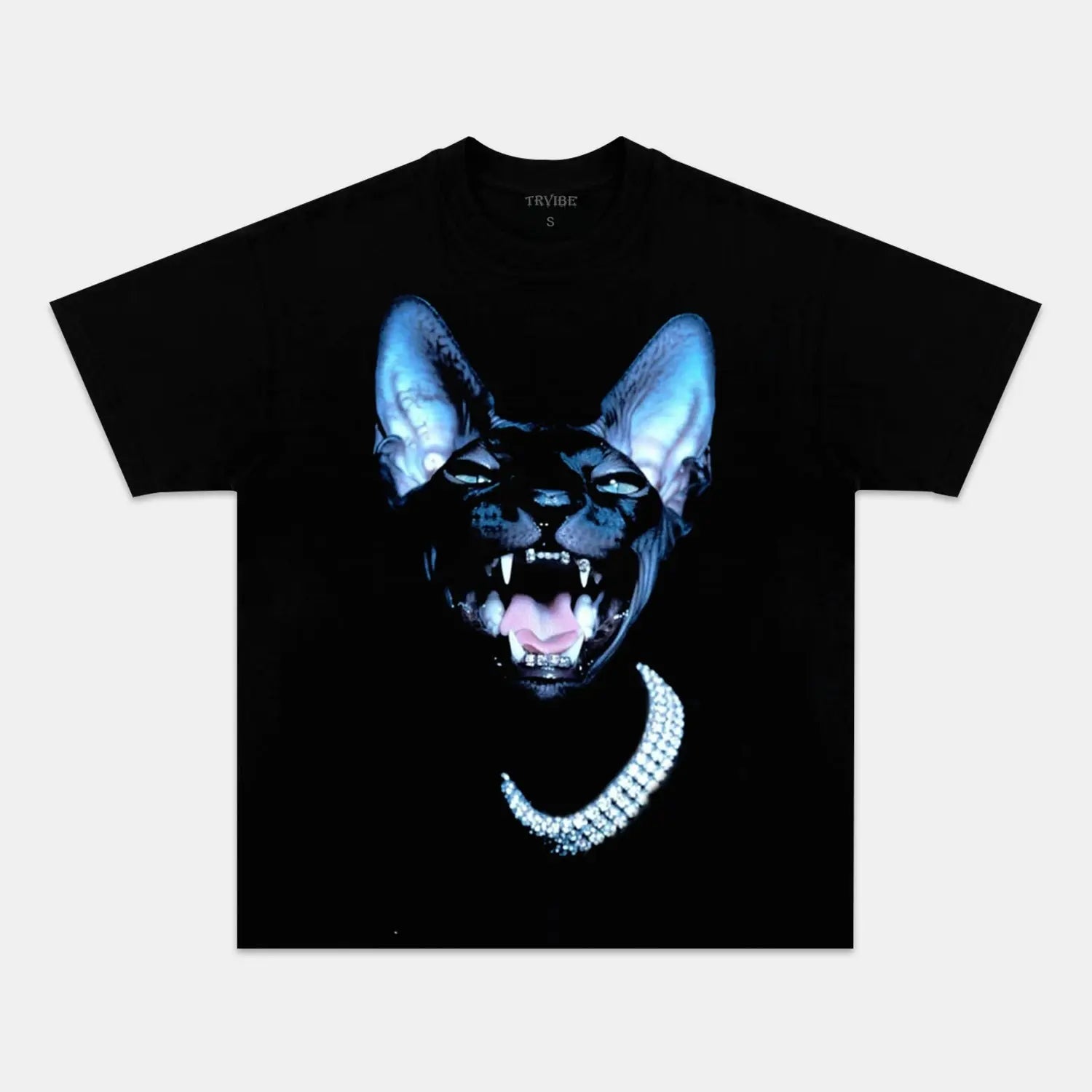 RETRO STREET STYLE & CAT TEE FUNNY HUMOR