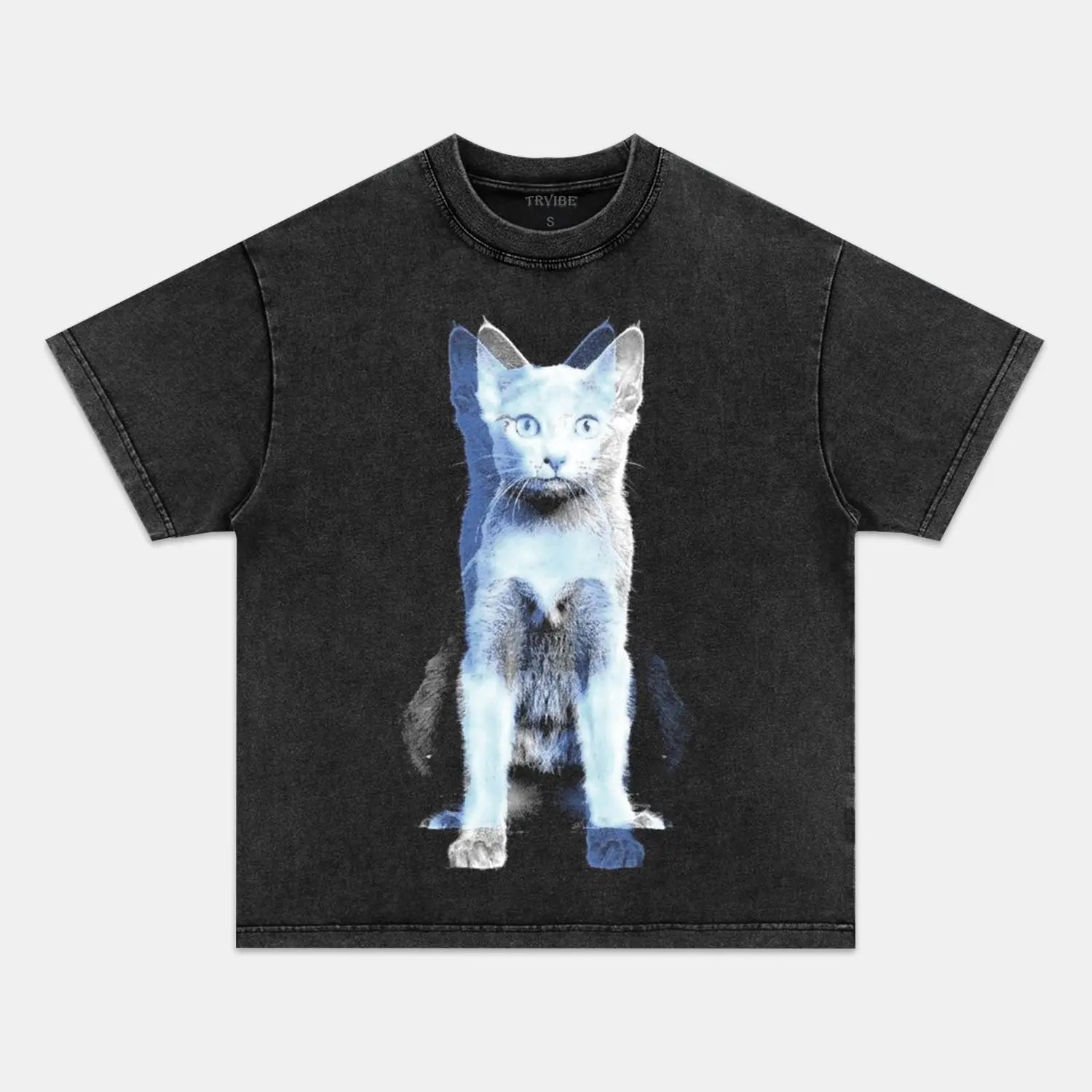 RETRO STREET STYLE & CAT V3 TEE FUNNY HUMOR