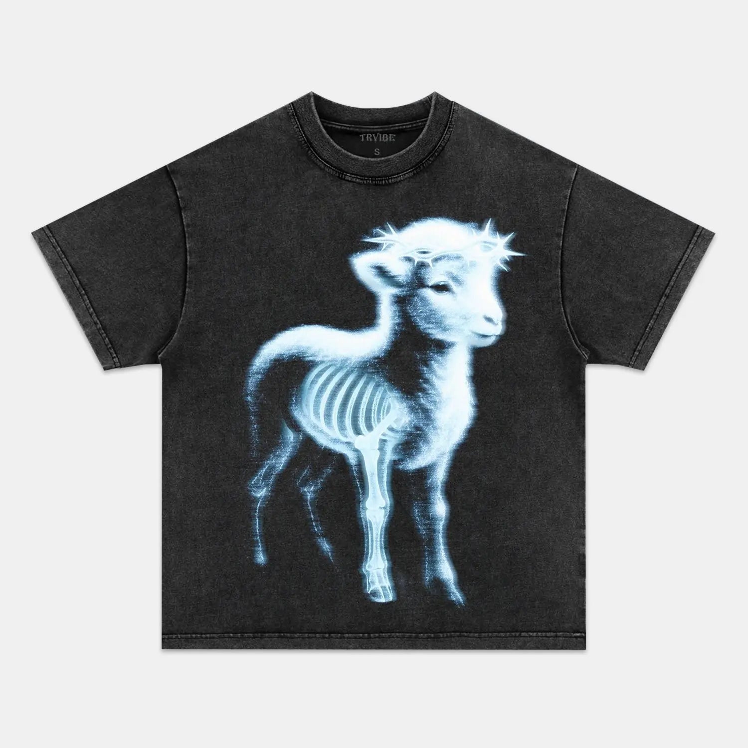 RETRO STREET STYLE & LITTLE SHEEP TEE FUNNY HUMOR