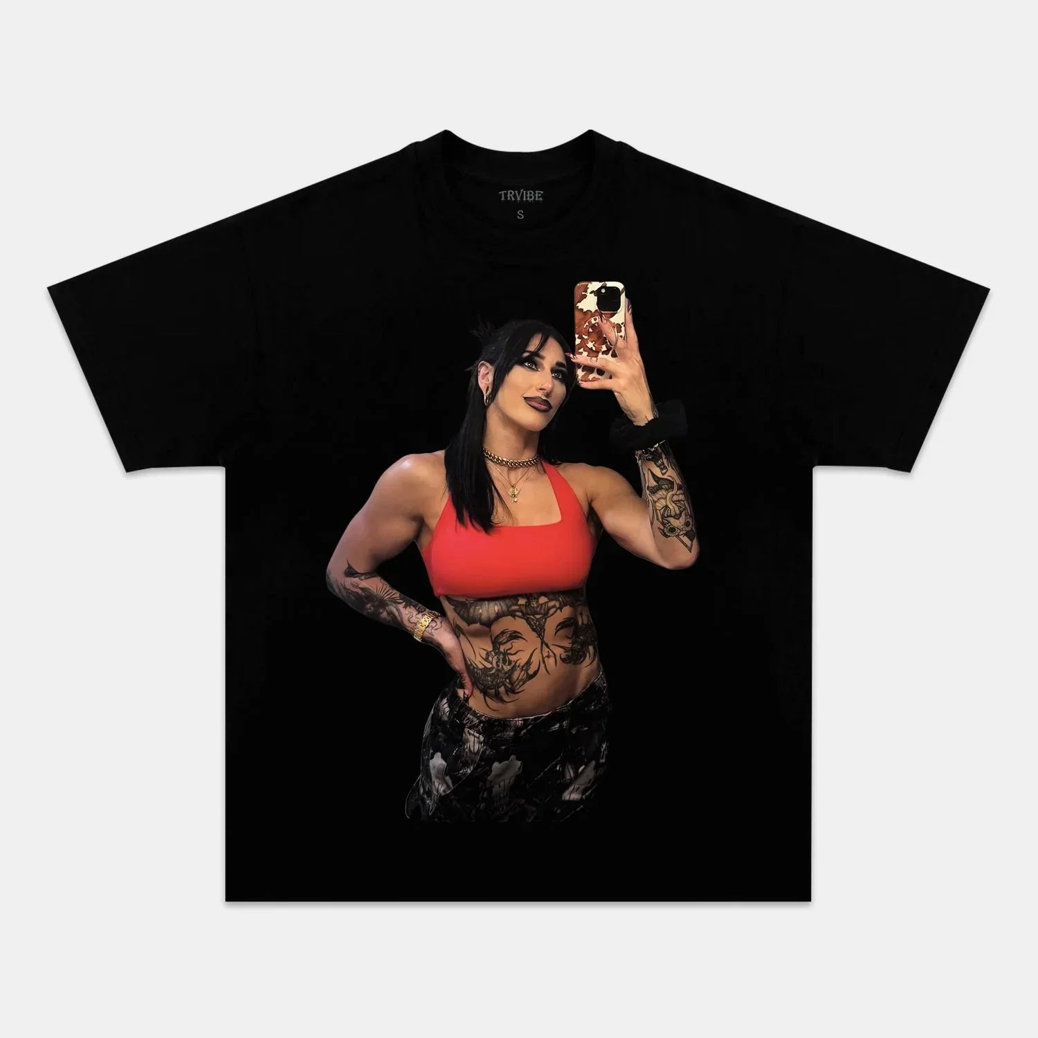 The Rhea Pocket Tee-Orchid